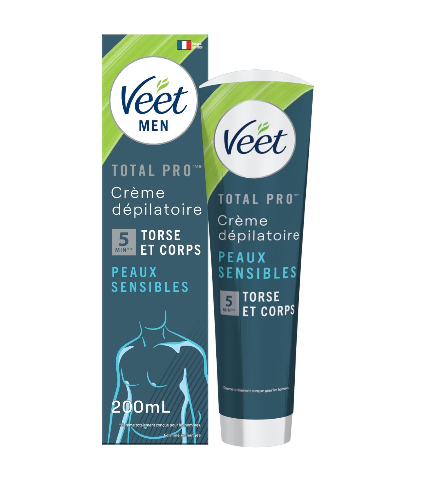 Veet Men Hair Removal Cream for Sensitive Skin 200 ml - Buy Online on GoSupps.com