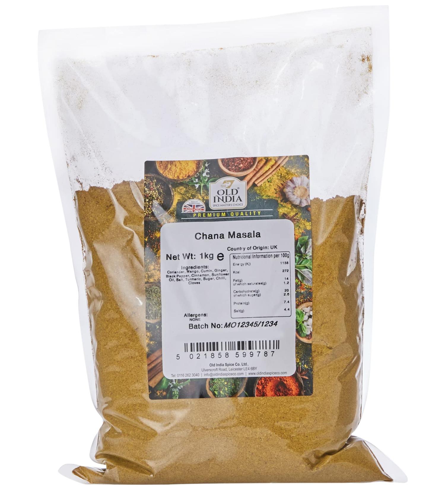 Old India Chana Masala 1kg - Buy Online on GoSupps.com