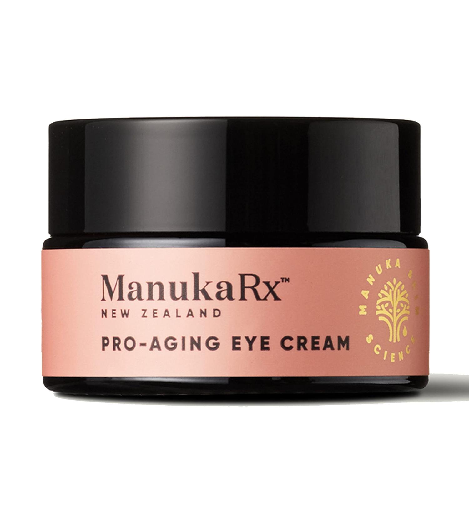 MANUKA RX Pro-Aging Eye Cream: Dark Circle & Puffiness Relief | Anti-Aging Formula for Wrinkles & Fine Lines - Buy Online on GoSupps.com