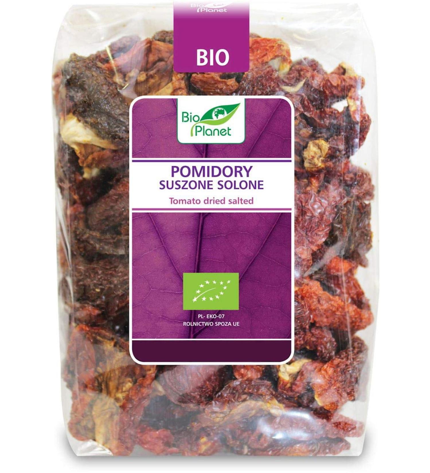 BIO PLANET Organic Salted Sun-Dried Tomatoes 400g - BIO PLANET