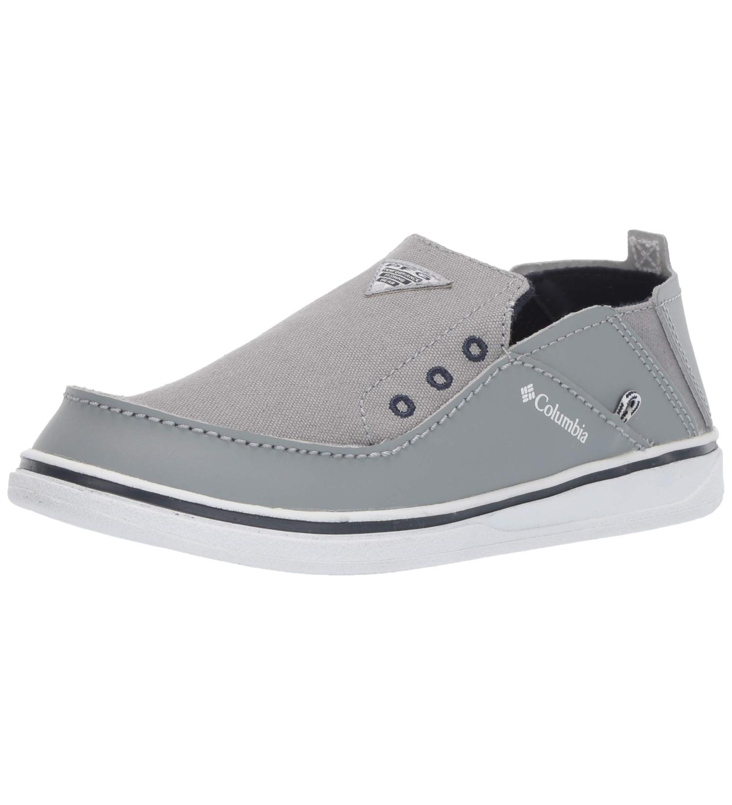 Columbia Youth PFG Bahama Sandal - Breathable High-Traction Grip - Little Kid Monument/Collegiate Navy - Buy Online on GoSupps.com