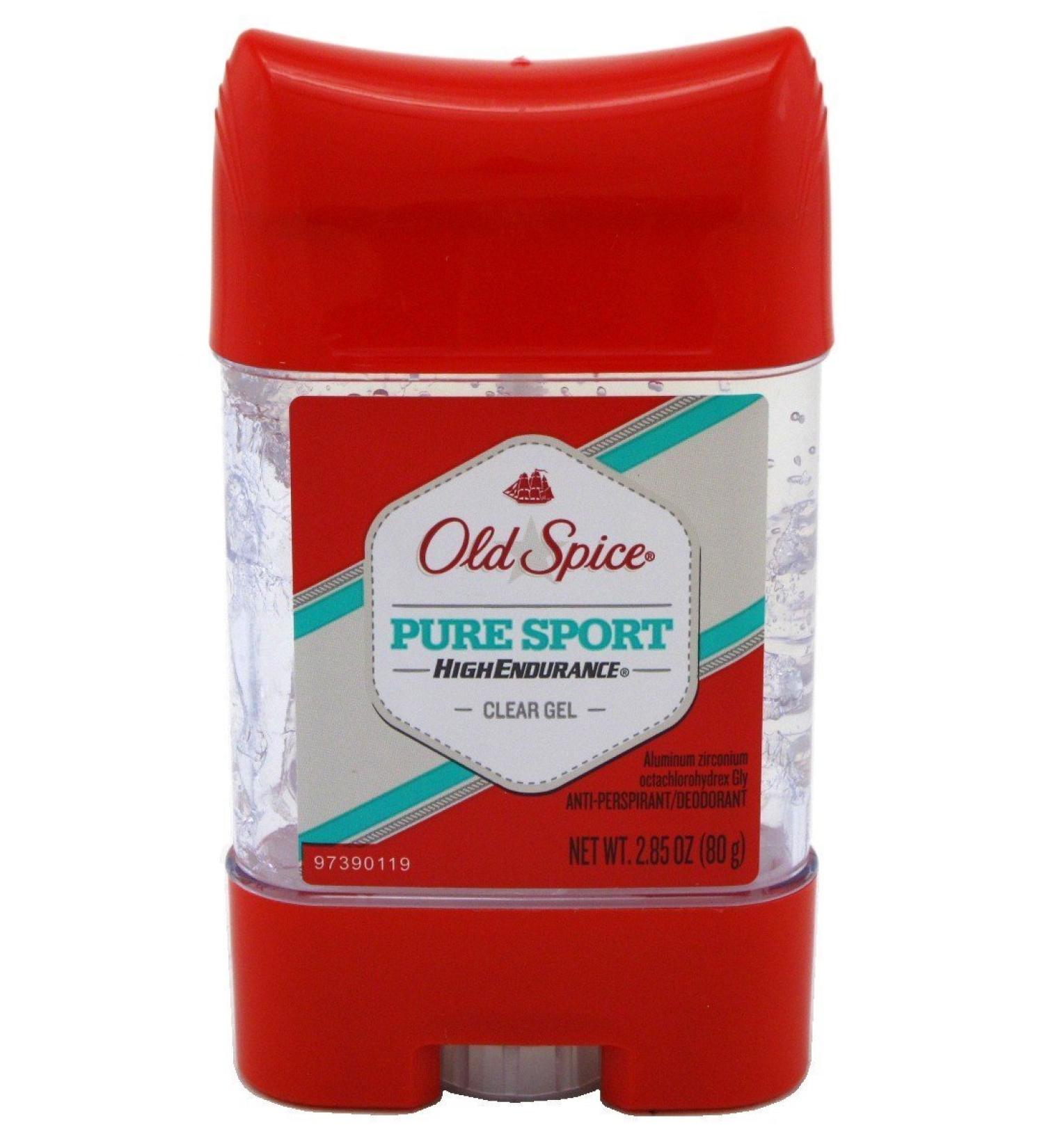 Old Spice Pure Sport Clear Gel Deodorant 2.85oz (84ml) - 3 Pack - Buy Online on GoSupps.com