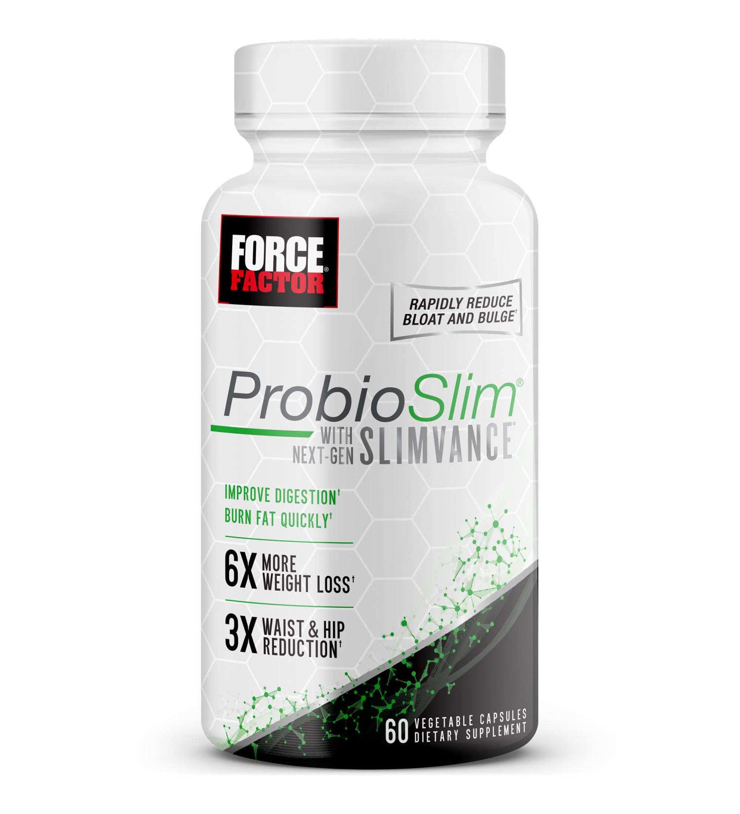 Force Factor ProbioSlim - Weight Loss & Metabolism Support with SLIMVANCE | 60 Capsules - Buy Online on GoSupps.com