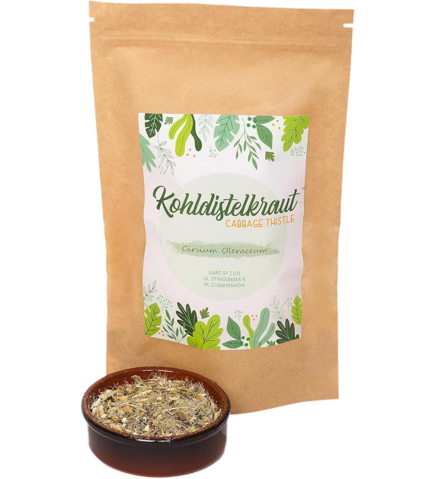 IGART Cabbage Thistle | Cirsium Oleraceum Antibacterial and Antifungal Action | Stimulates Immunity and Strengthens The Body (100g)