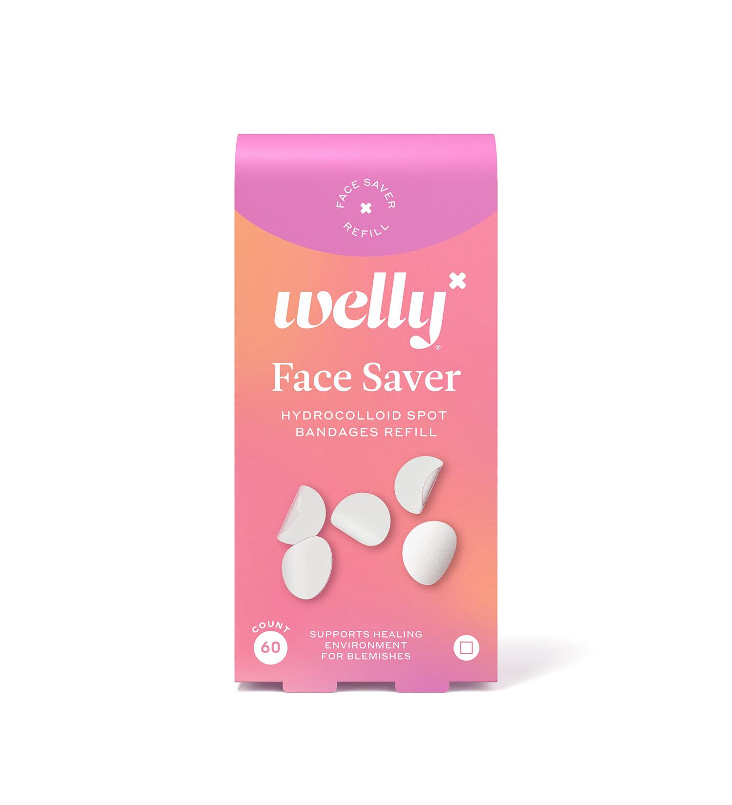 Welly Hydrocolloid Acne Blemish Patch - 60 ct Clear Adhesive Spot Shape | Value Pack - Buy Online on GoSupps.com