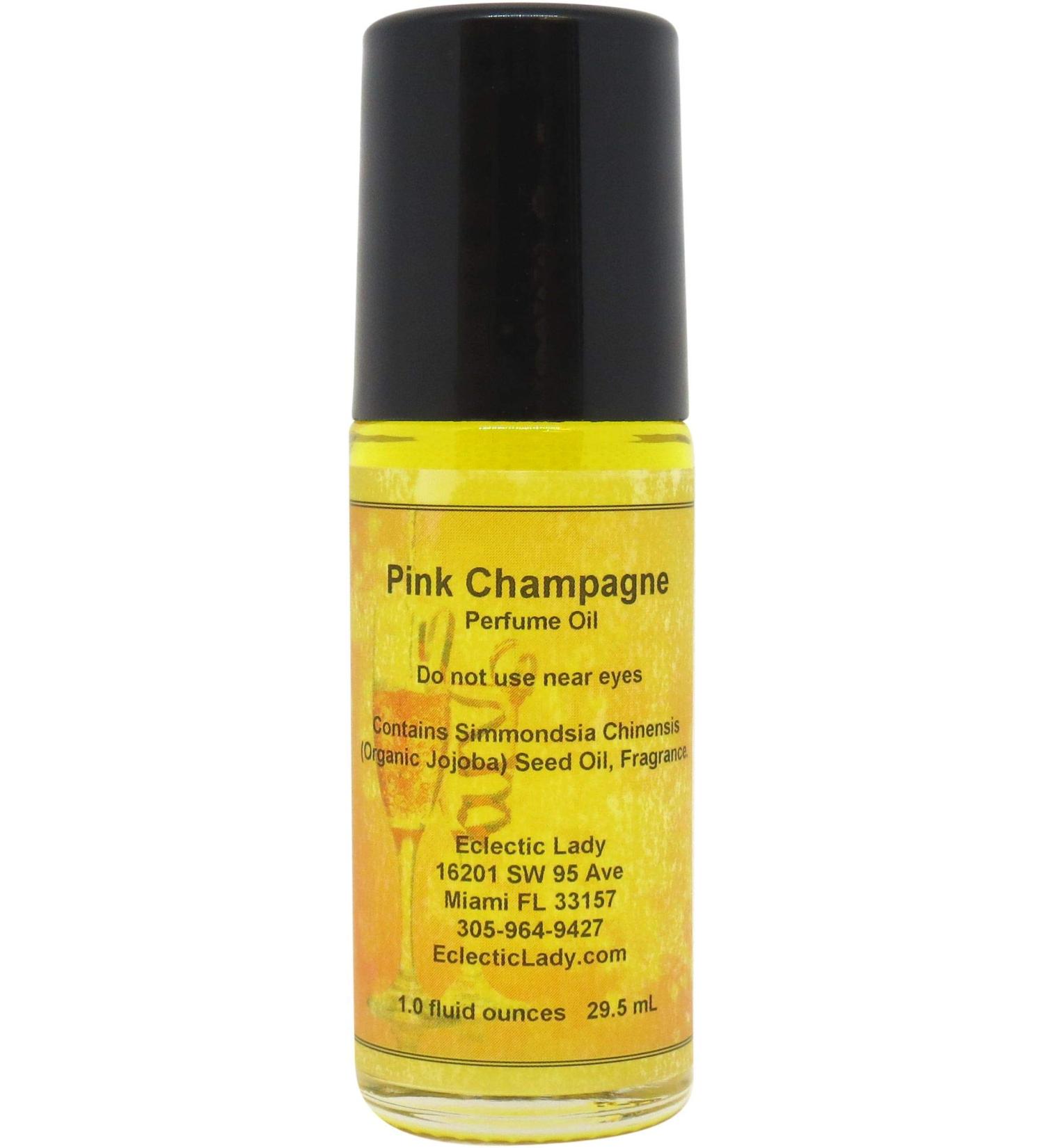 Pink Champagne Perfume Oil 1.0 Oz Portable Roll-On Fragrance with Long-Lasting Scent Delightful Essential Oils and Jojoba Oil For Daily Use 1 Fl Oz (Pack of 1) - Buy Online on GoSupps.com
