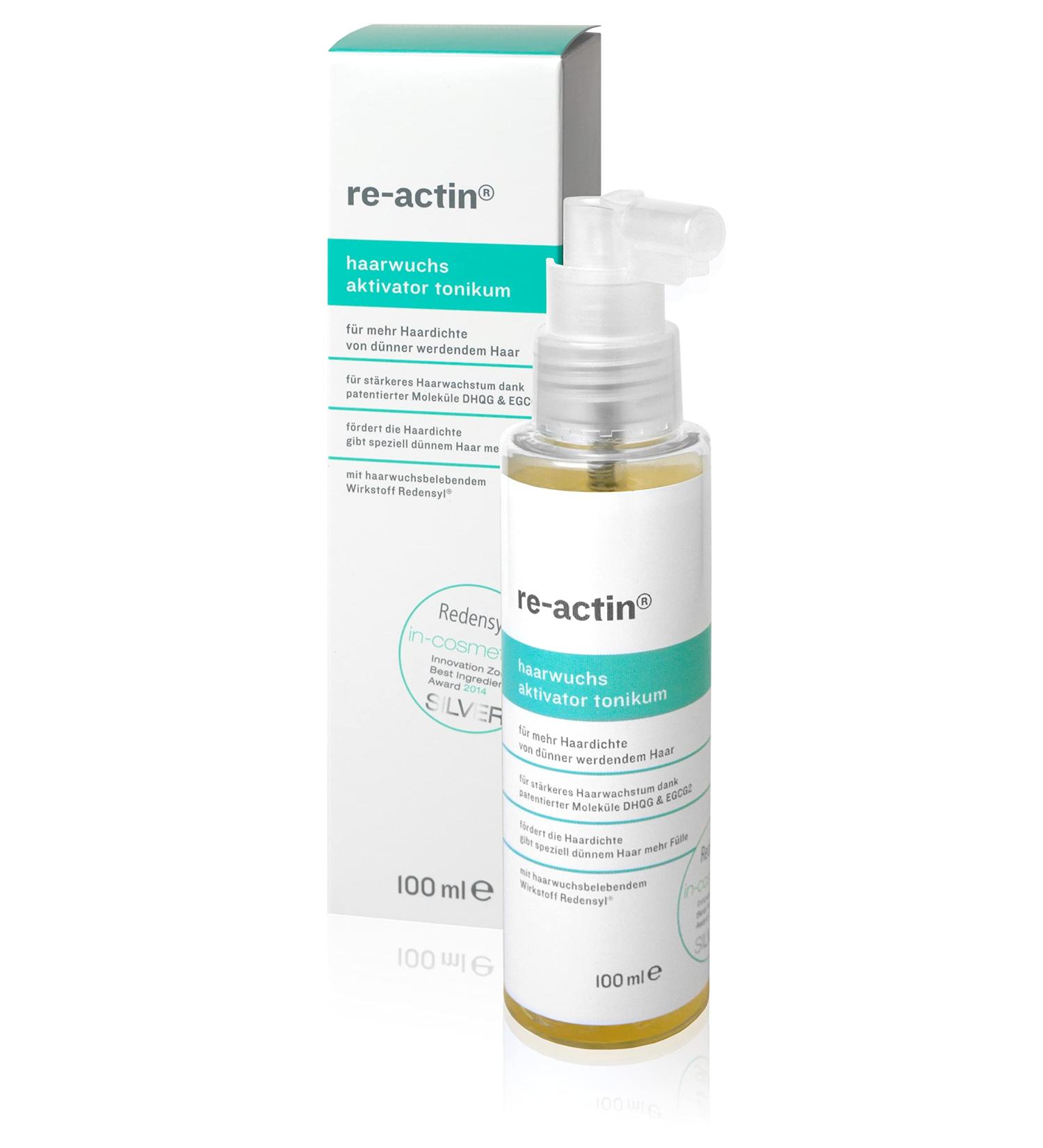 Re-Actin Hair Growth Activator Tonic 100ml - Boost Hair Growth | Fast Shipping Worldwide - Buy Online on GoSupps.com