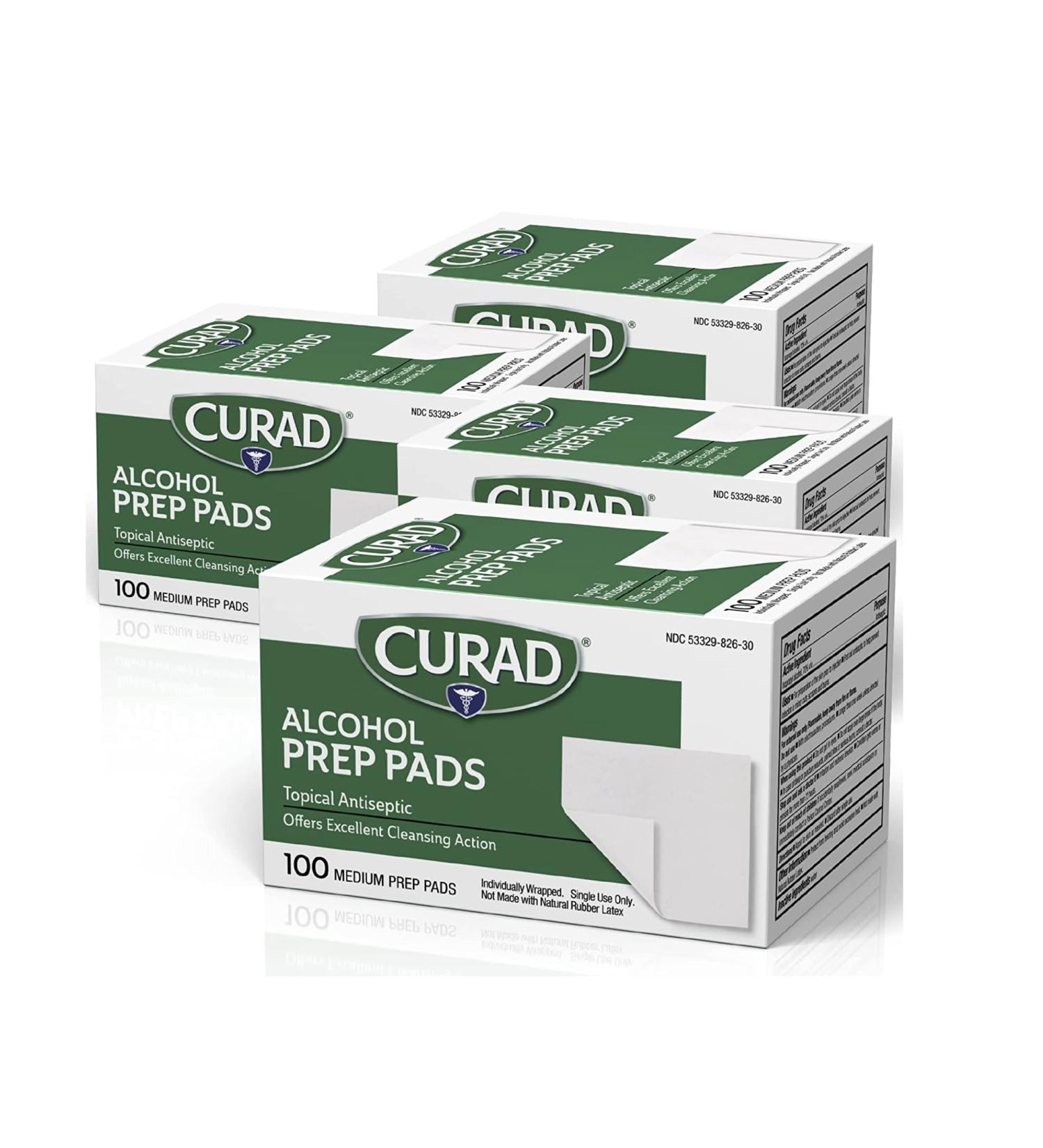 Curad Alcohol Prep Pads 200 Ea (Pack Of 2)