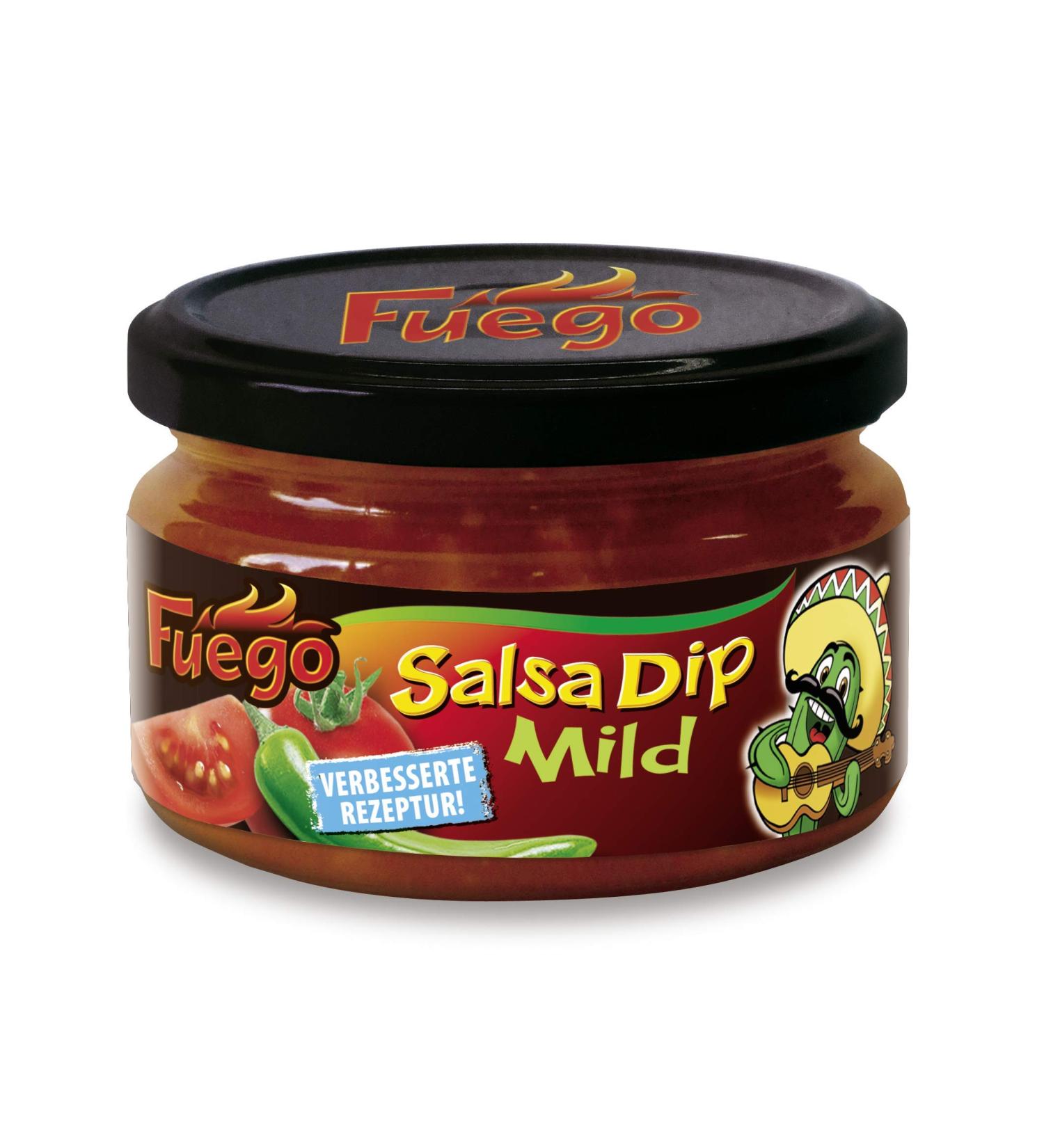 Fuego Salsa Dip Mild - Pack of 4 (200g Each) | Perfect for Dips & Snacks | International Shipping Available - Buy Online on GoSupps.com