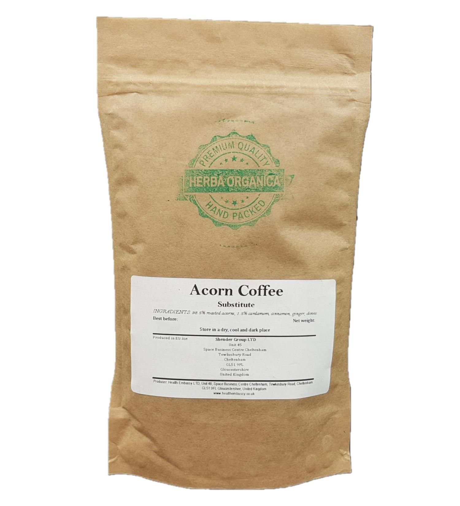 Herba Organica - Acorn Coffee Substitute - Caf de Gland Substitut (100g) - Buy Online on GoSupps.com