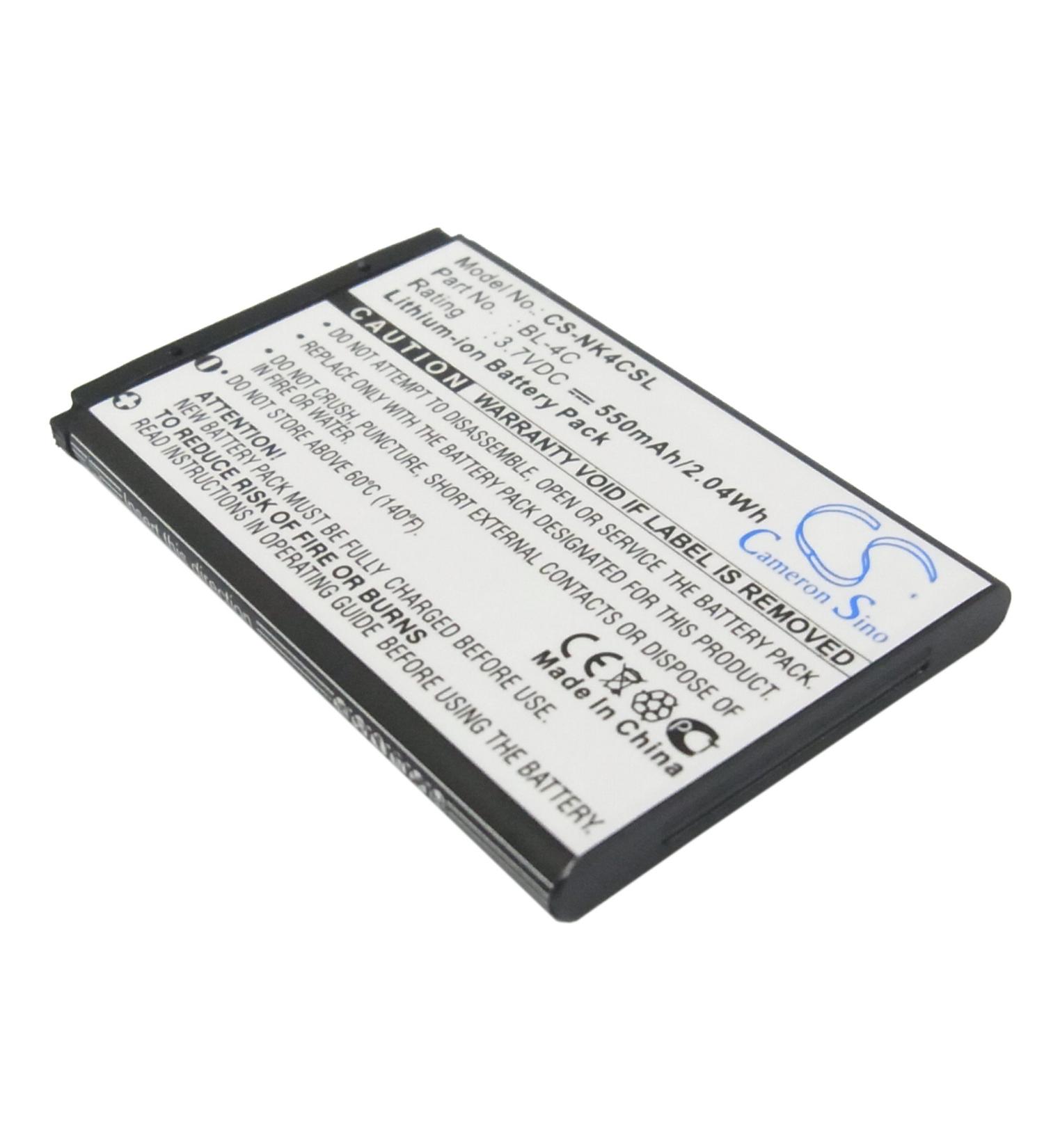 BELLV Battery Replacement for BL-4C - Compatible with Nokia 6125 6126 6131 6133 6136 6170 6230 6260 6300 6300i 6301 6700 7200 7270 7705 8208 C2-05 X2 - International Shipping Available - Buy Online on GoSupps.com