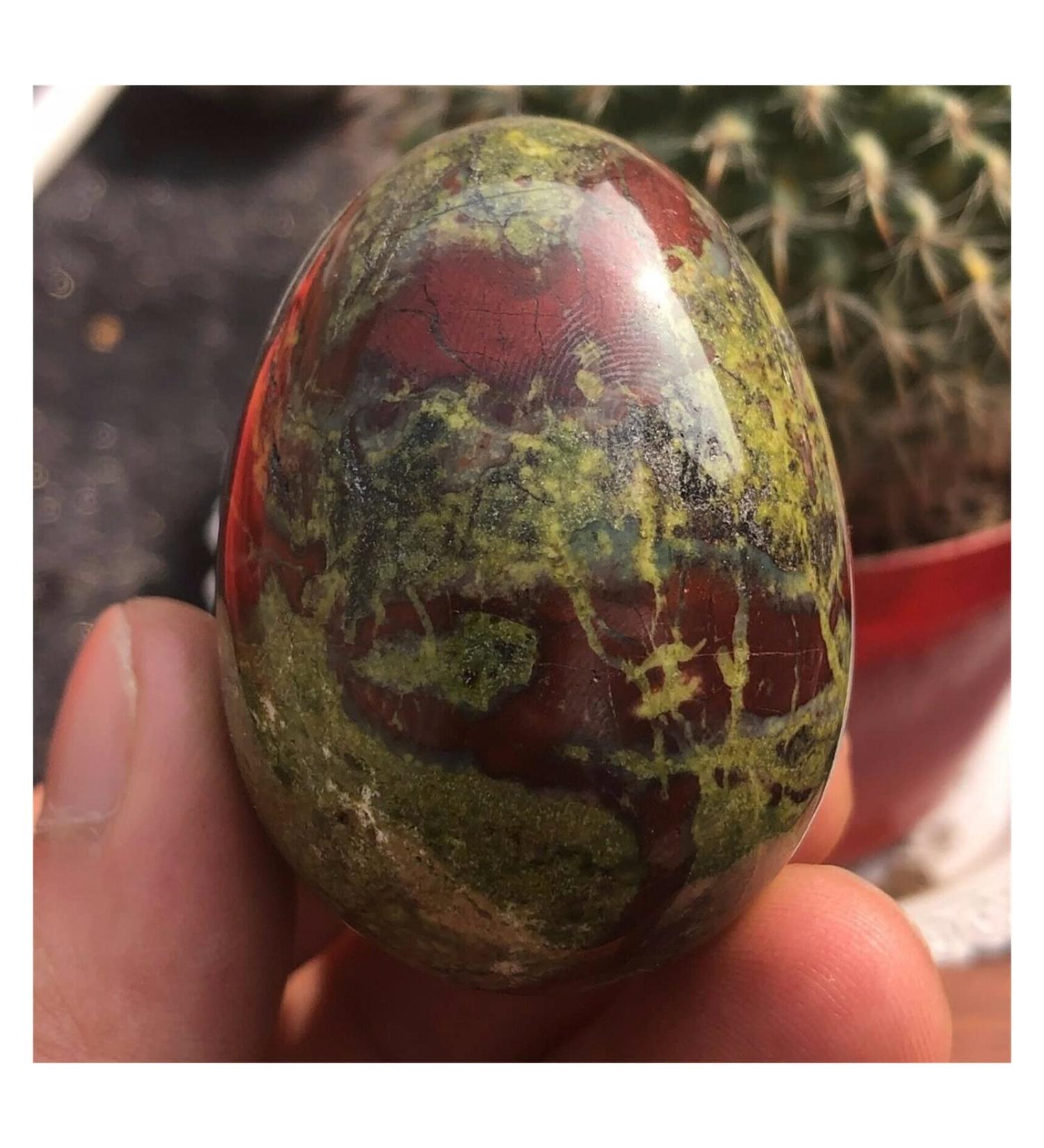 Crystal 1pc 90-100g-Natural The Dragon Blood Stone Crystal Stones Collection - Buy Online on GoSupps.com