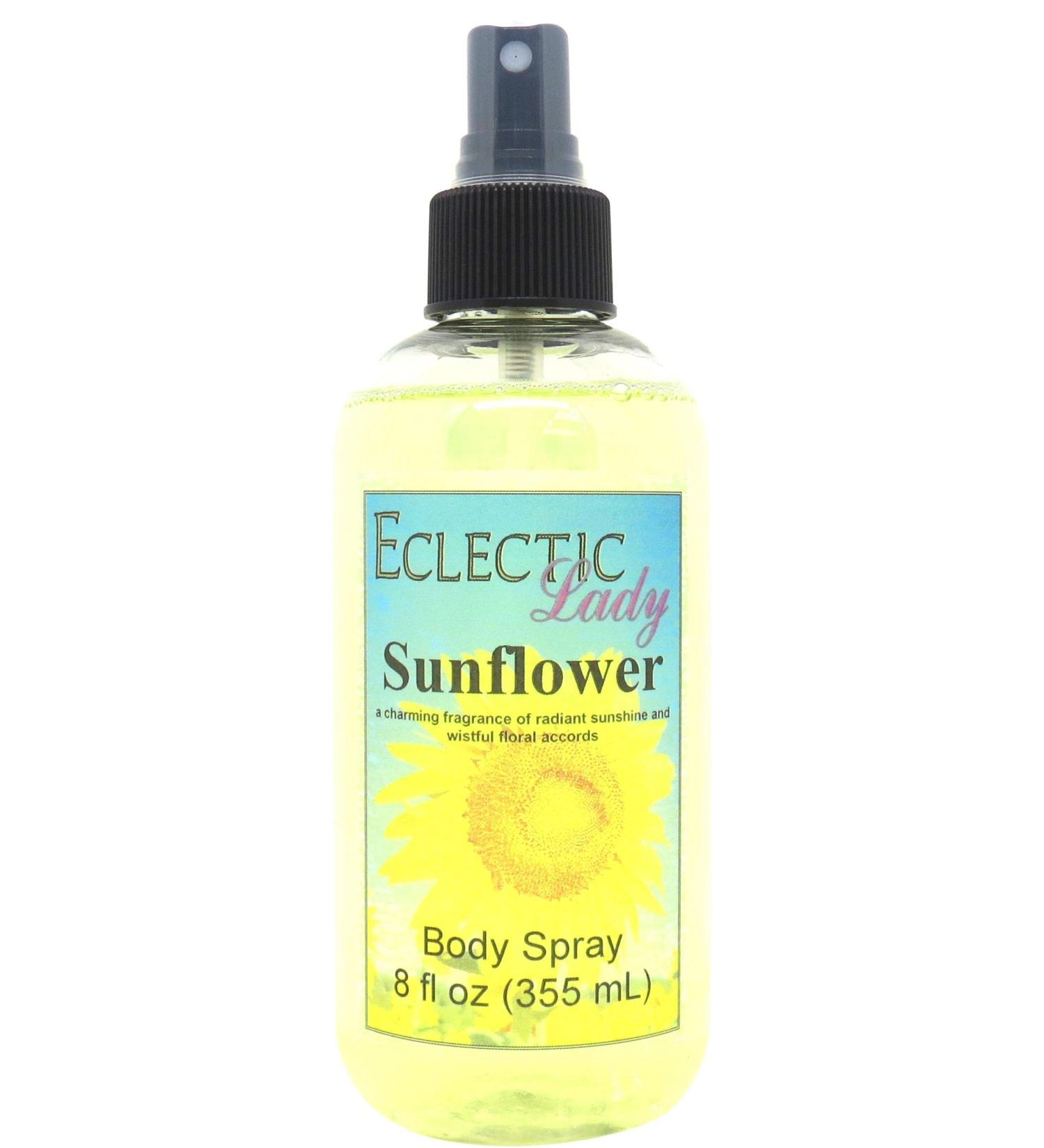Sunflower Body Spray (Double Strength) 8 ounces Body Mist for Women with Clean Light & Gentle Fragrance Long Lasting Perfume with Comforting Scent for Men & Women Cologne with Soft Subtle Aroma 8 Fluid Ounces (Double Strength) - Buy Online on GoSupps.com