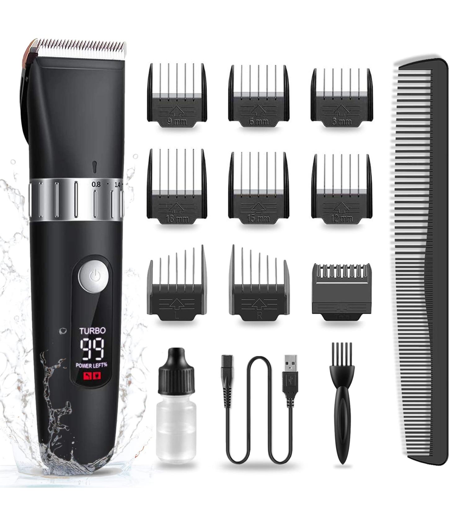 Professional Cordless Hair Clippers for Men - USB Rechargeable & Waterproof - Buy Online on GoSupps.com