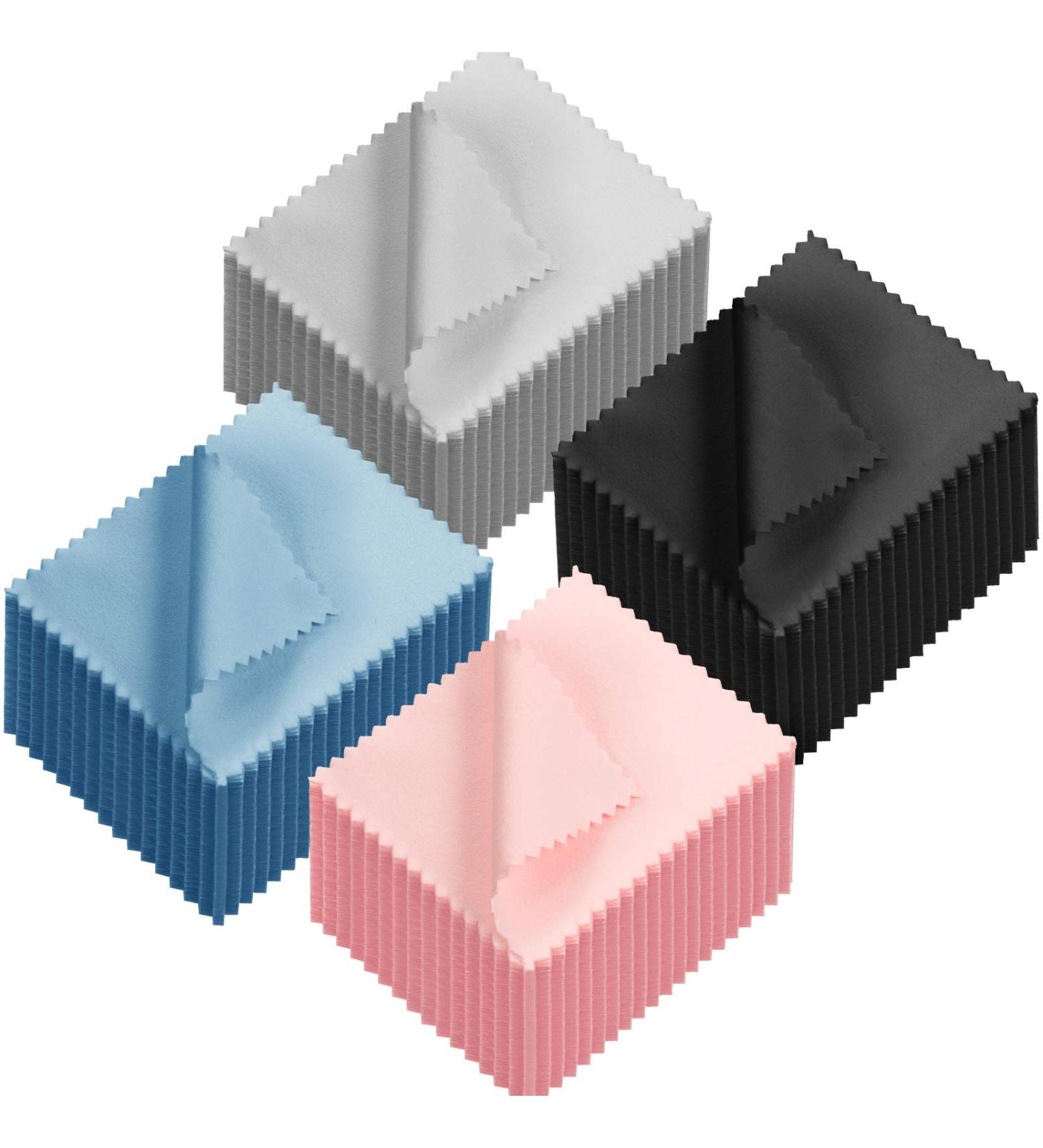 200 Double-Sided Jewelry Cleaning Cloths for Gold, Silver, Platinum - Watch, Coins, Glasses - Buy Online on GoSupps.com