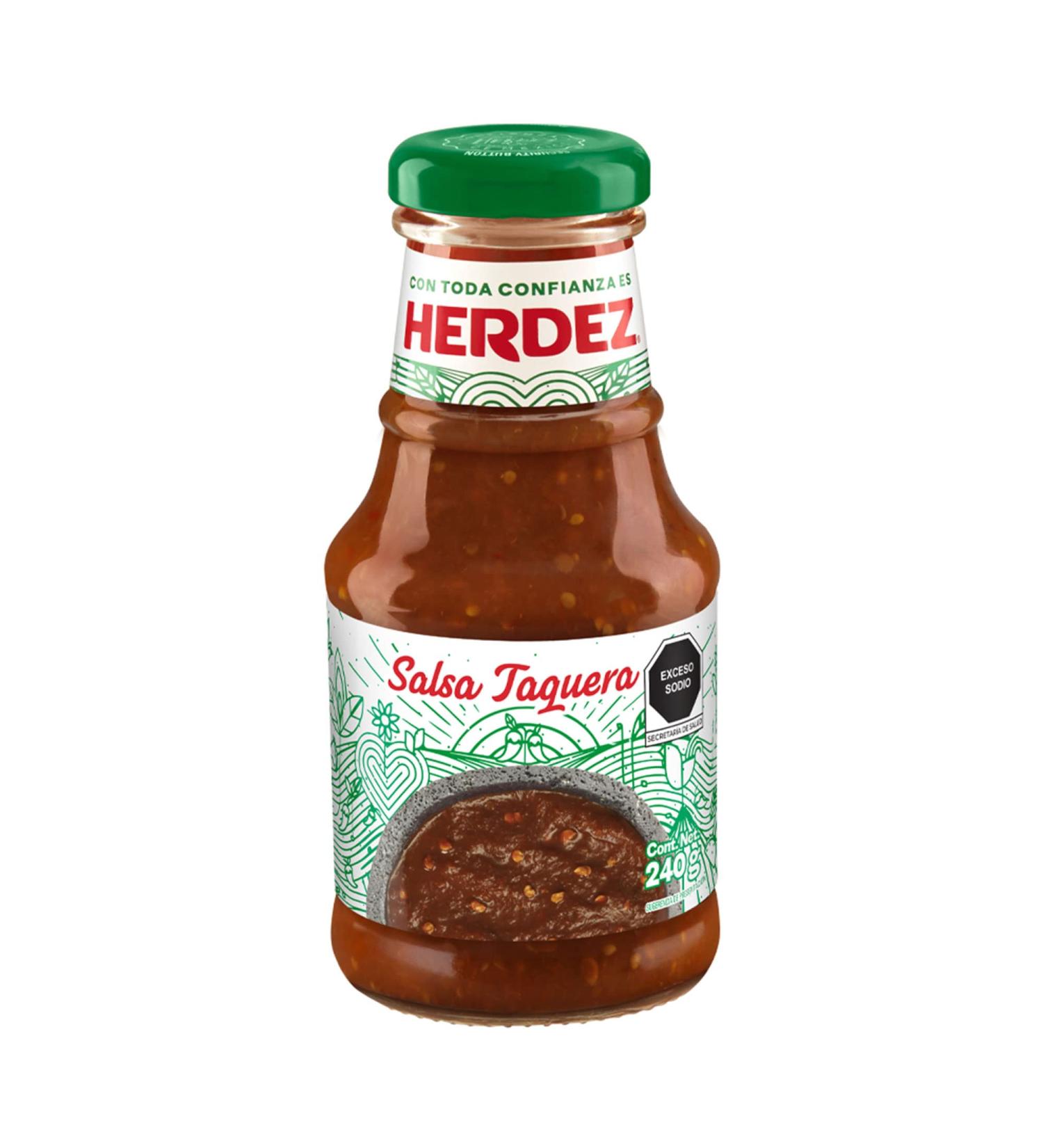 Herdez Salsa Taquera 240g | Authentic Mexican Flavor | Buy C/12 - International Shipping Available - Buy Online on GoSupps.com