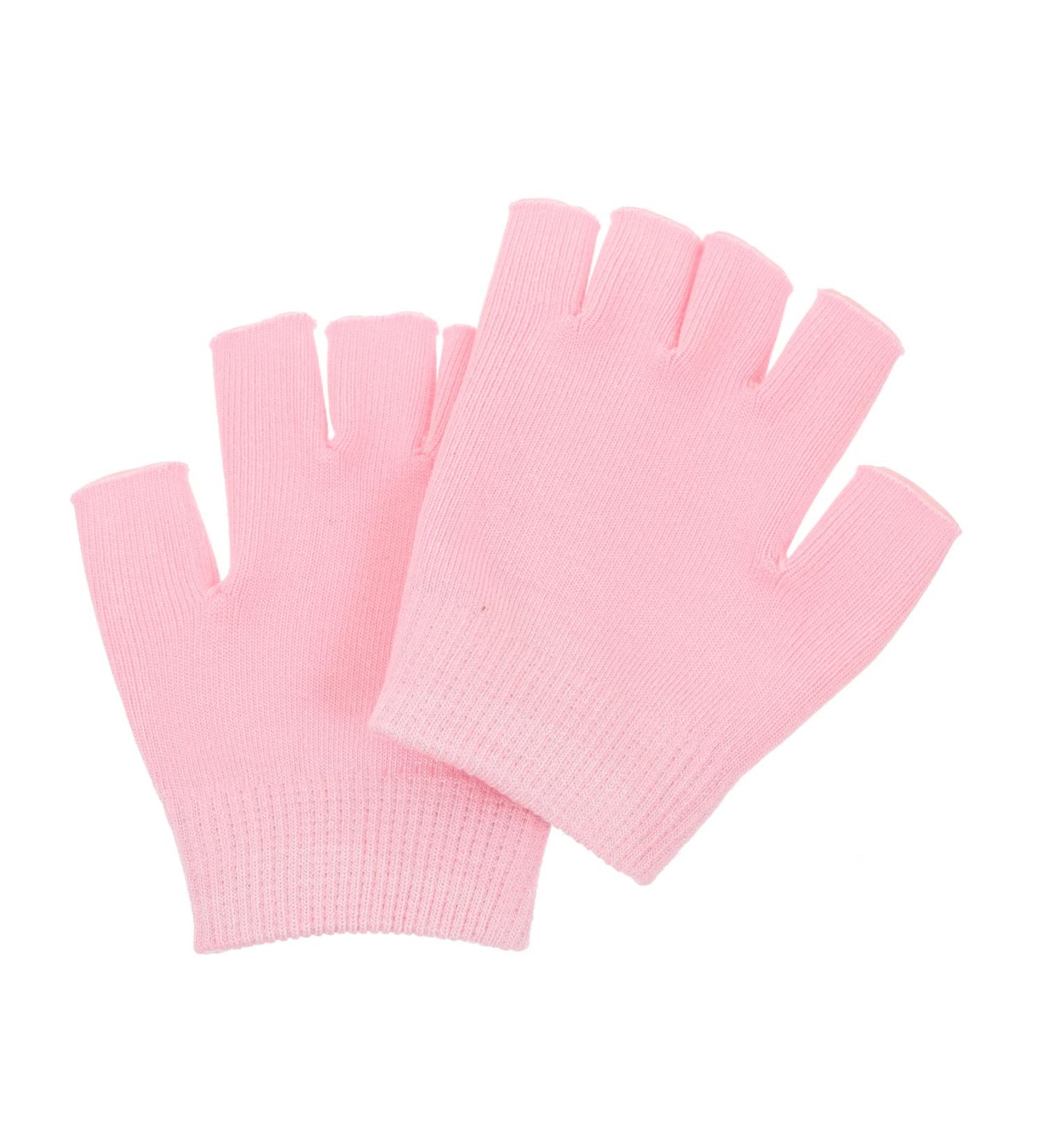 minkissy 1 Pair Gel Moisturizing Gloves Winter Warm Gloves Moisturizing Half Gloves Night Relief Gloves for Women Cold Weather Touchscreen Gloves Dry Hands Skin Care Knitting Miss 15x11cm - Buy Online on GoSupps.com