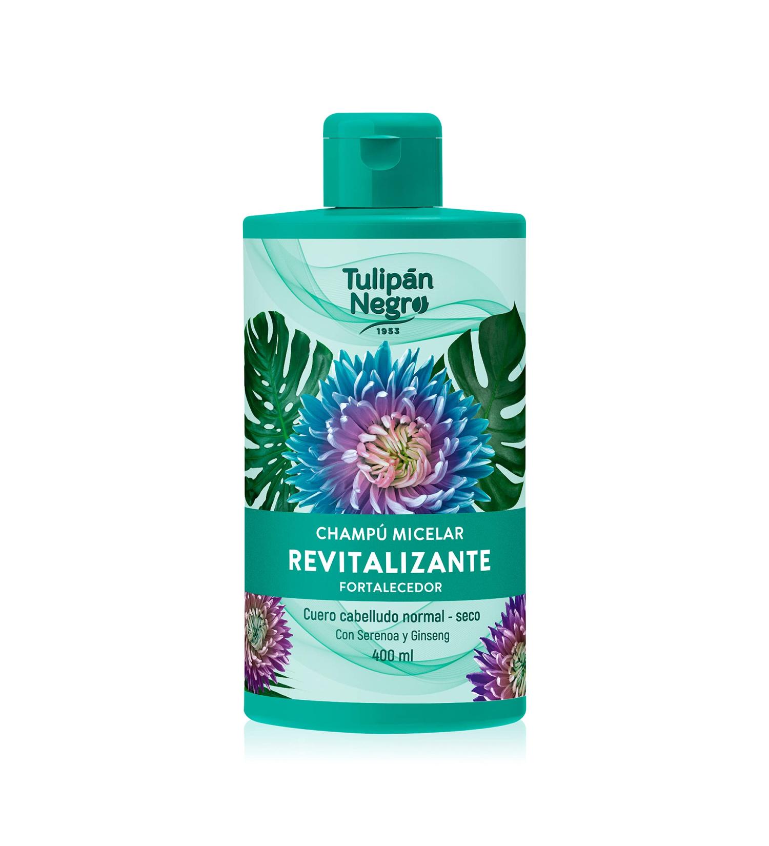 TULIPAN NEGRO Micellar Shampoo - Revitalizing & Strengthening with Serenoa & Ginseng | 13.50 Fl Oz - Best International Shipping - Buy Online on GoSupps.com