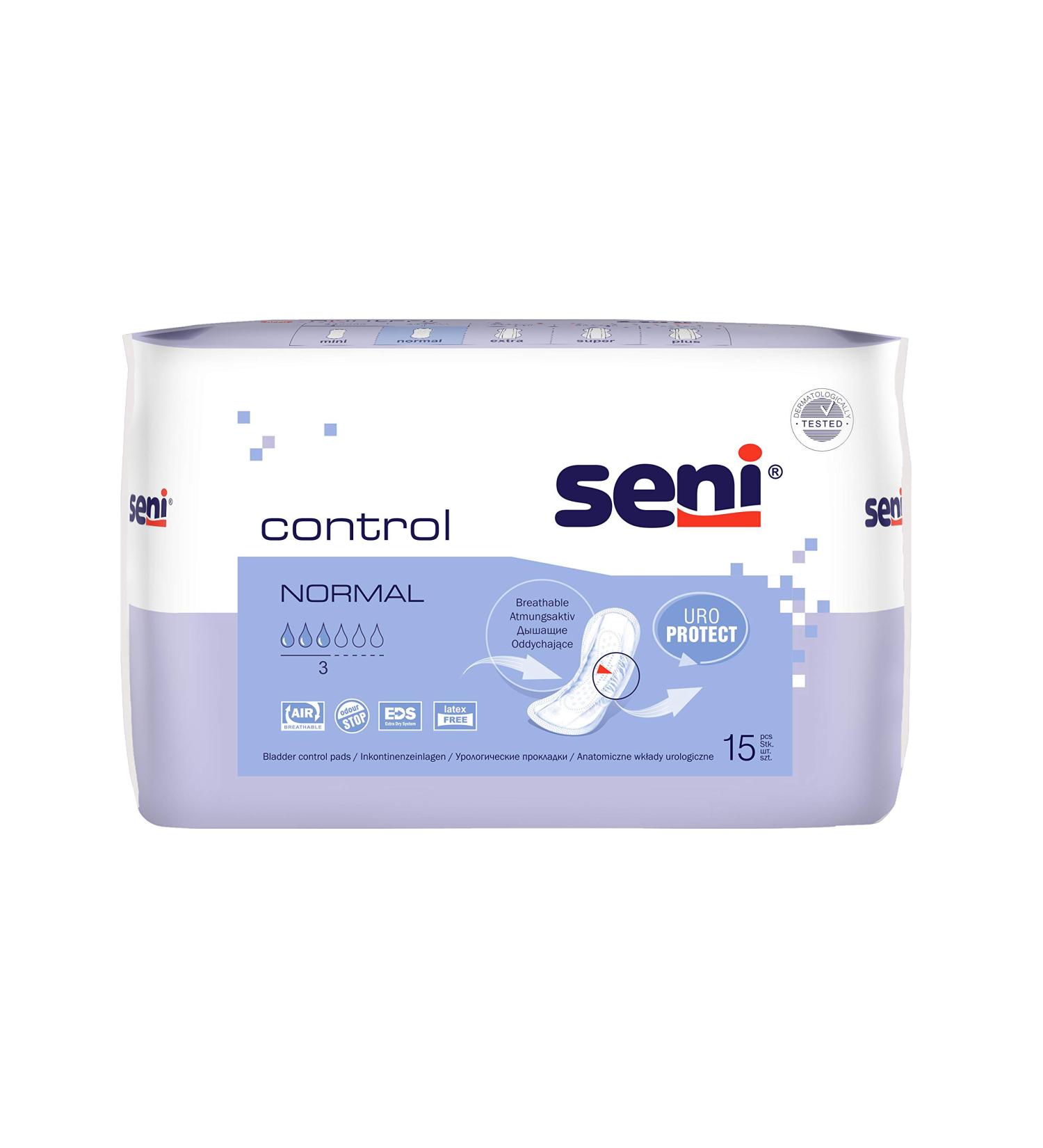 Buy Seni Control Normal 12 x 15 Pieces - Best International Shipping for Quality Incontinence Products - Buy Online on GoSupps.com