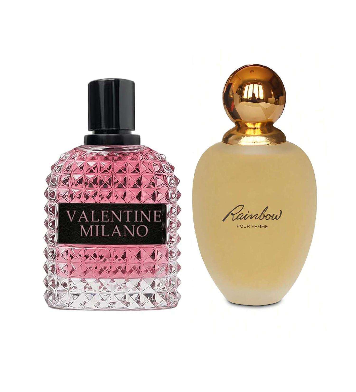 Women's Perfume Combo Set Milano Women&Rainbow Floral Fruity Fragrance Eau De Parfum Elegant 100ml Bottle Natural Spray Each for Daily Used Milano&Rainbow - Buy Online on GoSupps.com