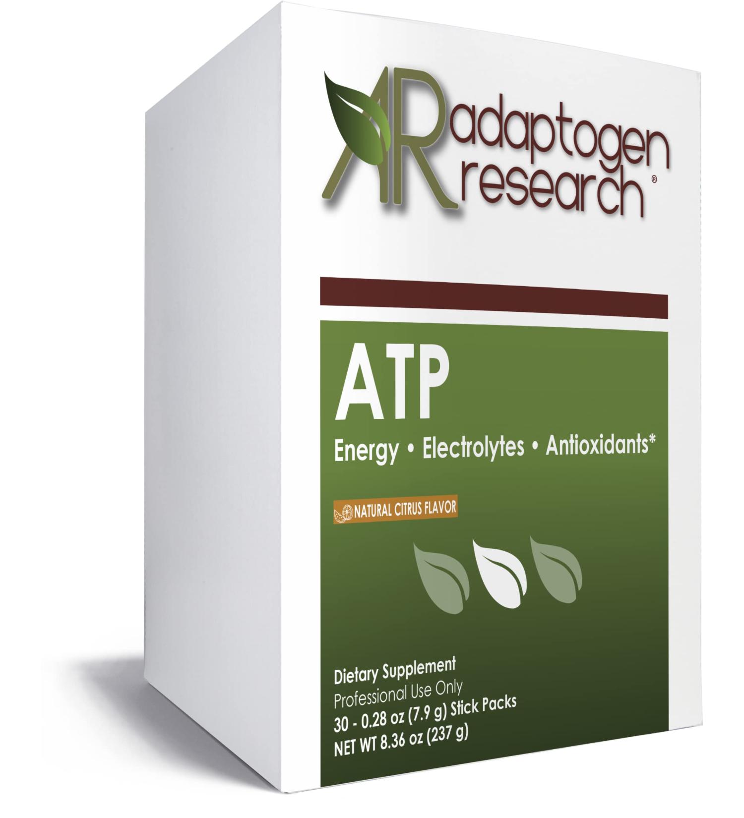 ATP Natural Citrus Flavor Electrolyte Drink | Energy Antioxidants & Vitamins | 30 Stick Pack - Buy Online on GoSupps.com