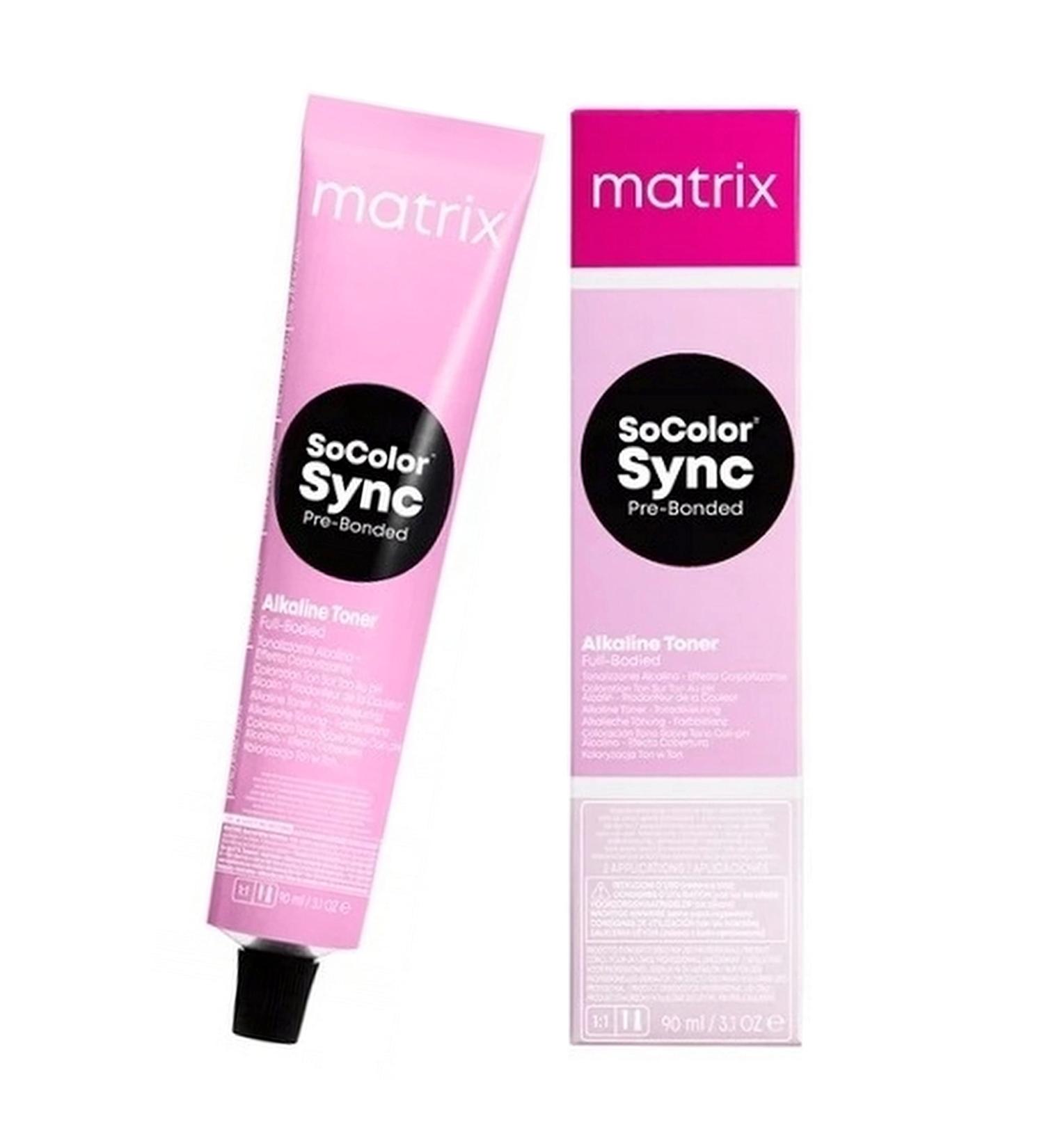 Matrix SoColor Sync Pre-Bonded 7MM Blond moyen Moka 90 ml