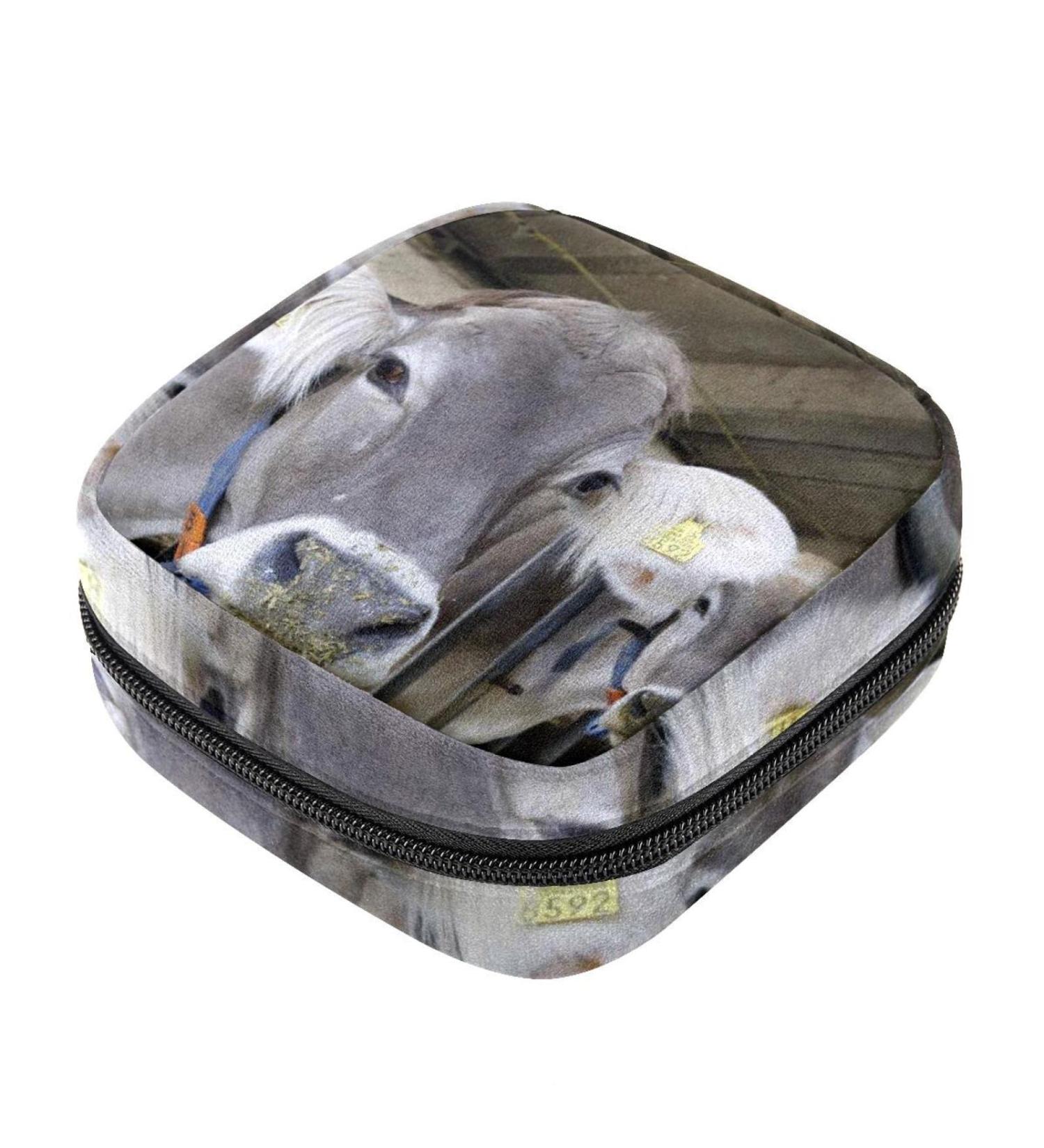 HomeDecorZone Funny Animal Cow Livestock Period Bag Sanitary Napkin Storage Bag Portable Period Bags for Teen Girls Period Small Pouch Pad Bag for Feminine Products Multicoloured 07 - Buy Online on GoSupps.com