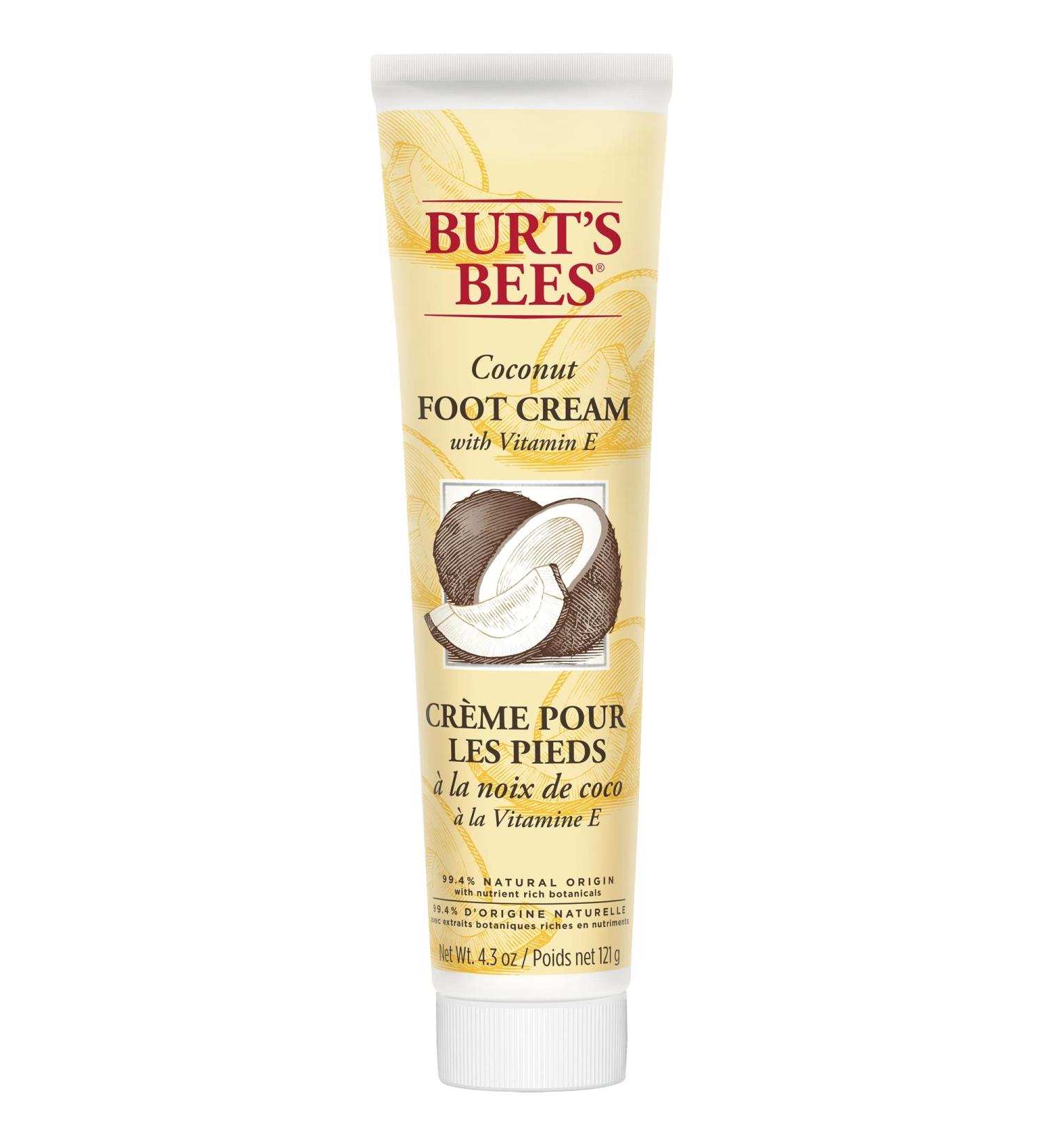 Burt's Bees Coconut Oil Foot Cream for Cracked Heels & Dry Skin - 121g - Buy Online on GoSupps.com