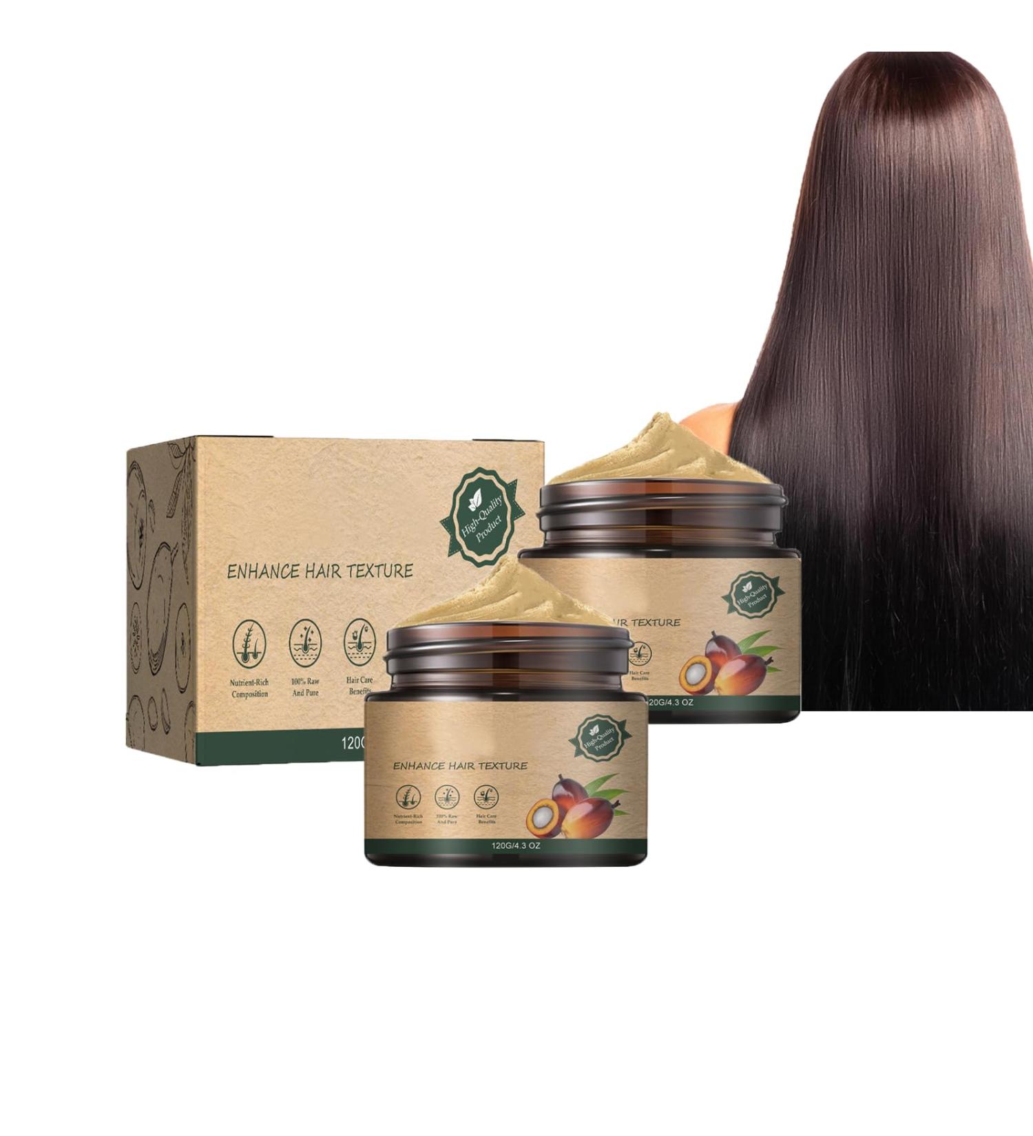 Shantou Yingji 2 pieces Batana hair cream organic Batana hair balm natural batana hair balm nourishing and restorative care for dry and frizzy hair smoothing care balm 2 pieces - Buy Online on GoSupps.com