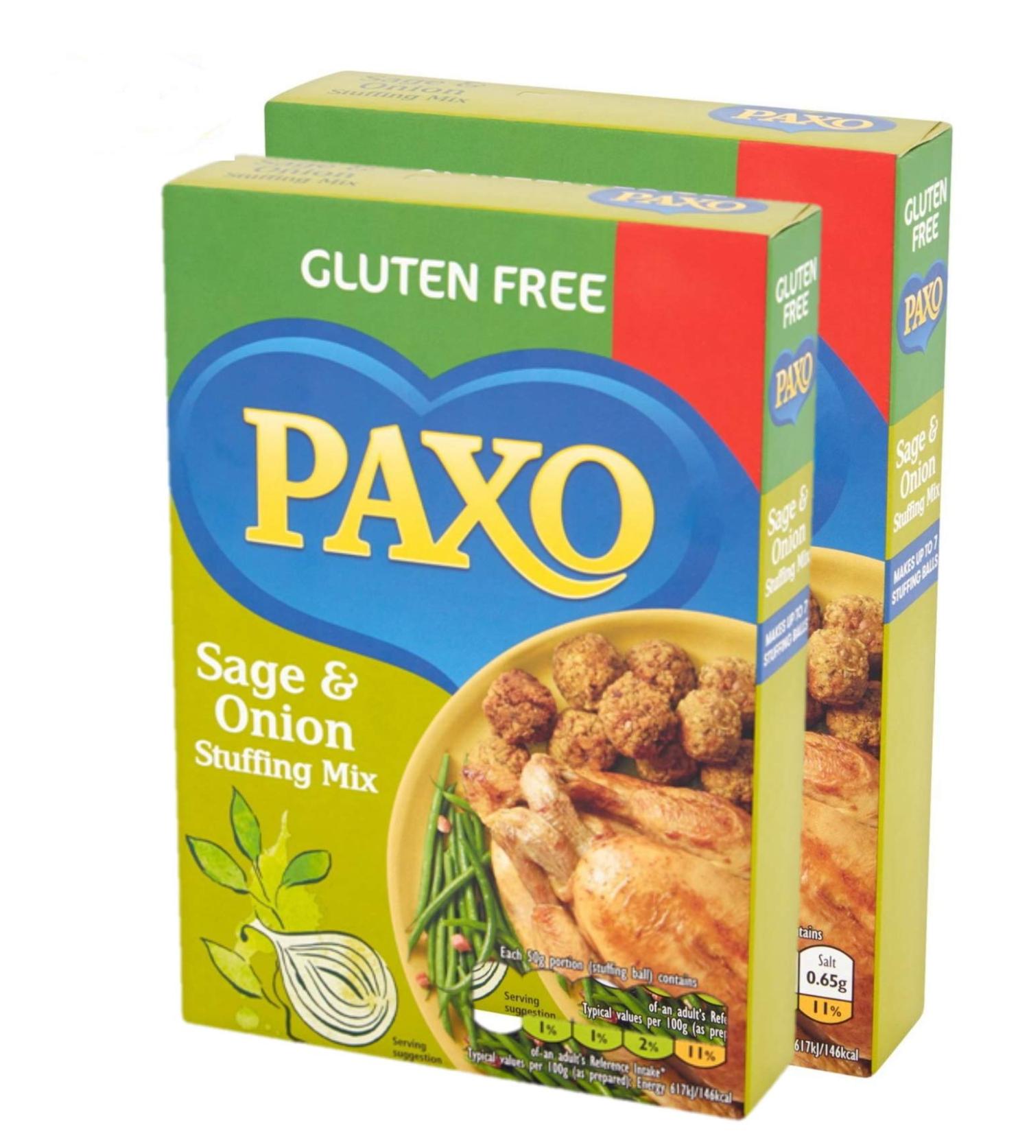 Paxo Sage & Onion Gluten Free 150gx2 (pack of 2) makes 14 balls - Buy Online on GoSupps.com