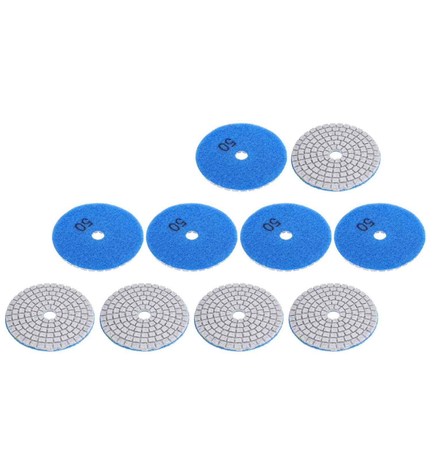 Buy Broleo Diamond Polishing Pads - Durable Water Inlet Design for Granite Concrete Marble & Stone Polishing | International Shipping Available - Buy Online on GoSupps.com