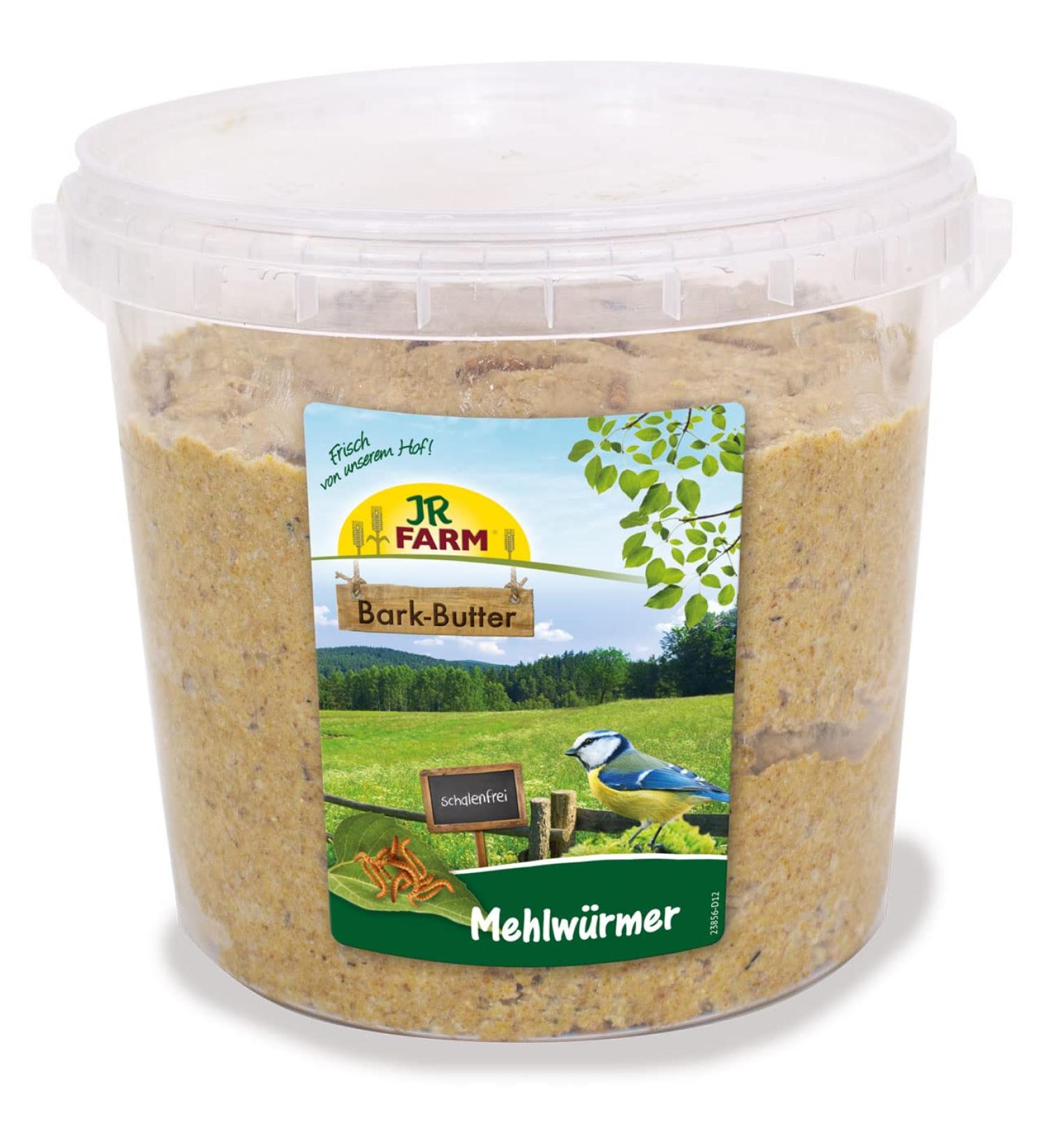 JR FARM Garden Bark-Butter Mealworms 2kg - Premium Natural Treat for Birds & Wildlife | International Shipping Available - Buy Online on GoSupps.com