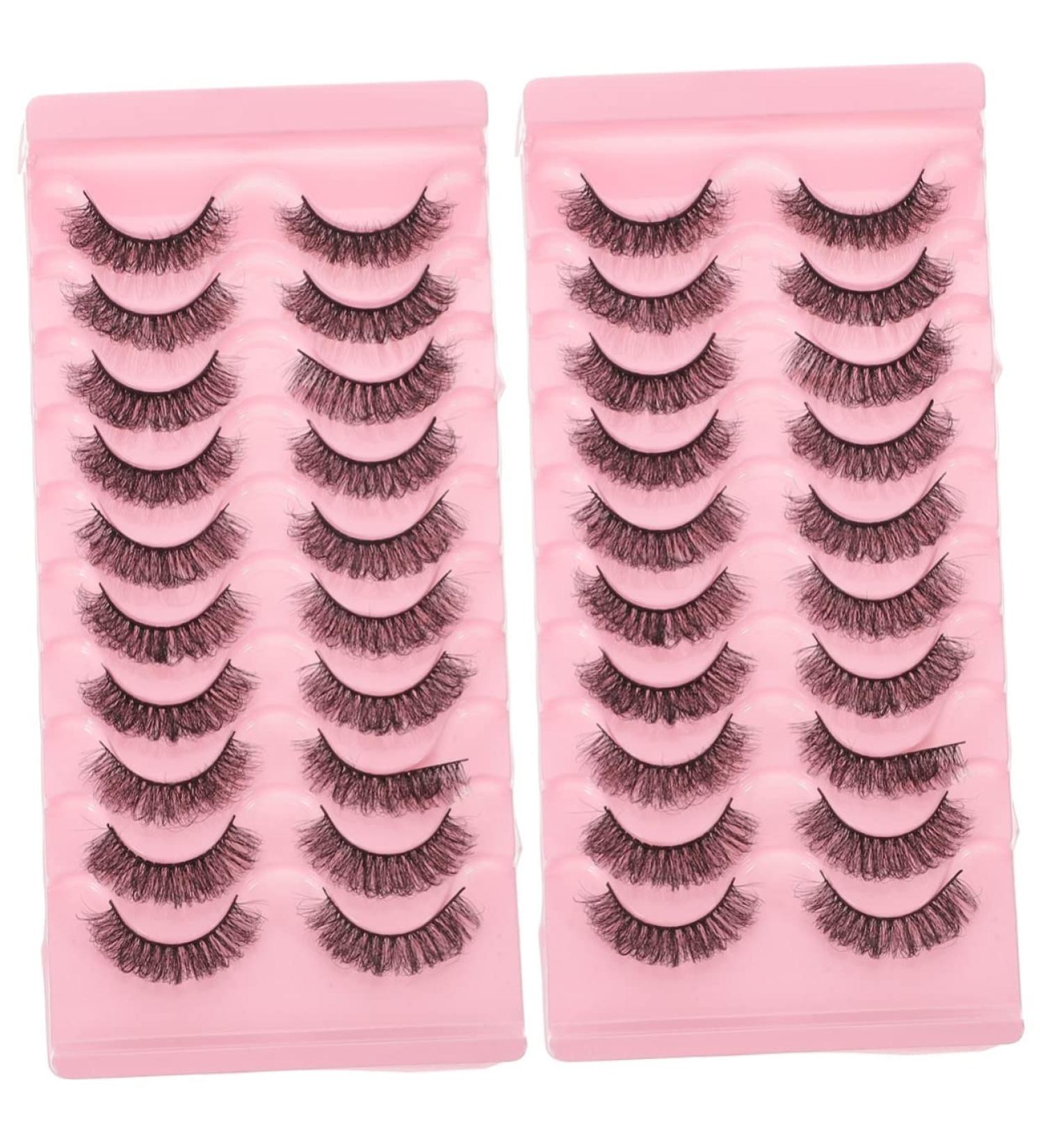 FRCOLOR 20 Pairs False Eyelashes Eyelash Fluffy Eyelashes Extensions Girls Lash Extensions Fluffy False Eyelashes Fake Lashes Fake Eyelashes Girls Eyelash Russia 7d Make up Imitation - Buy Online on GoSupps.com