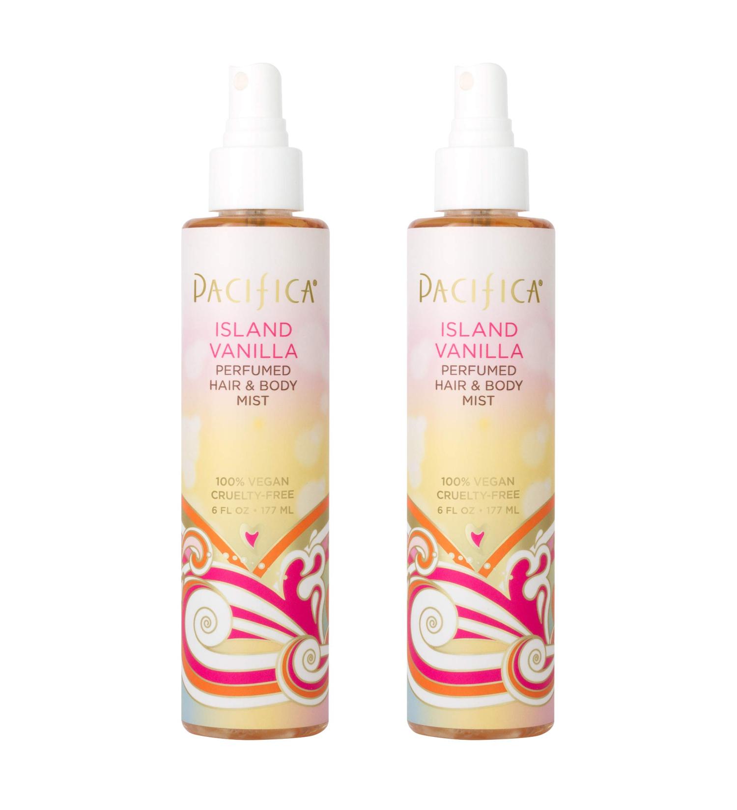 Pacifica Beauty Island Vanilla All Natural Hair and Body Mist Spray 100% Vegan Cruelty & Phthalate & Paraben-Free Clean Fragrance 12 Fl Oz Pack of 2 Vanilla 6 Fl Oz (Pack of 2) - Buy Online on GoSupps.com