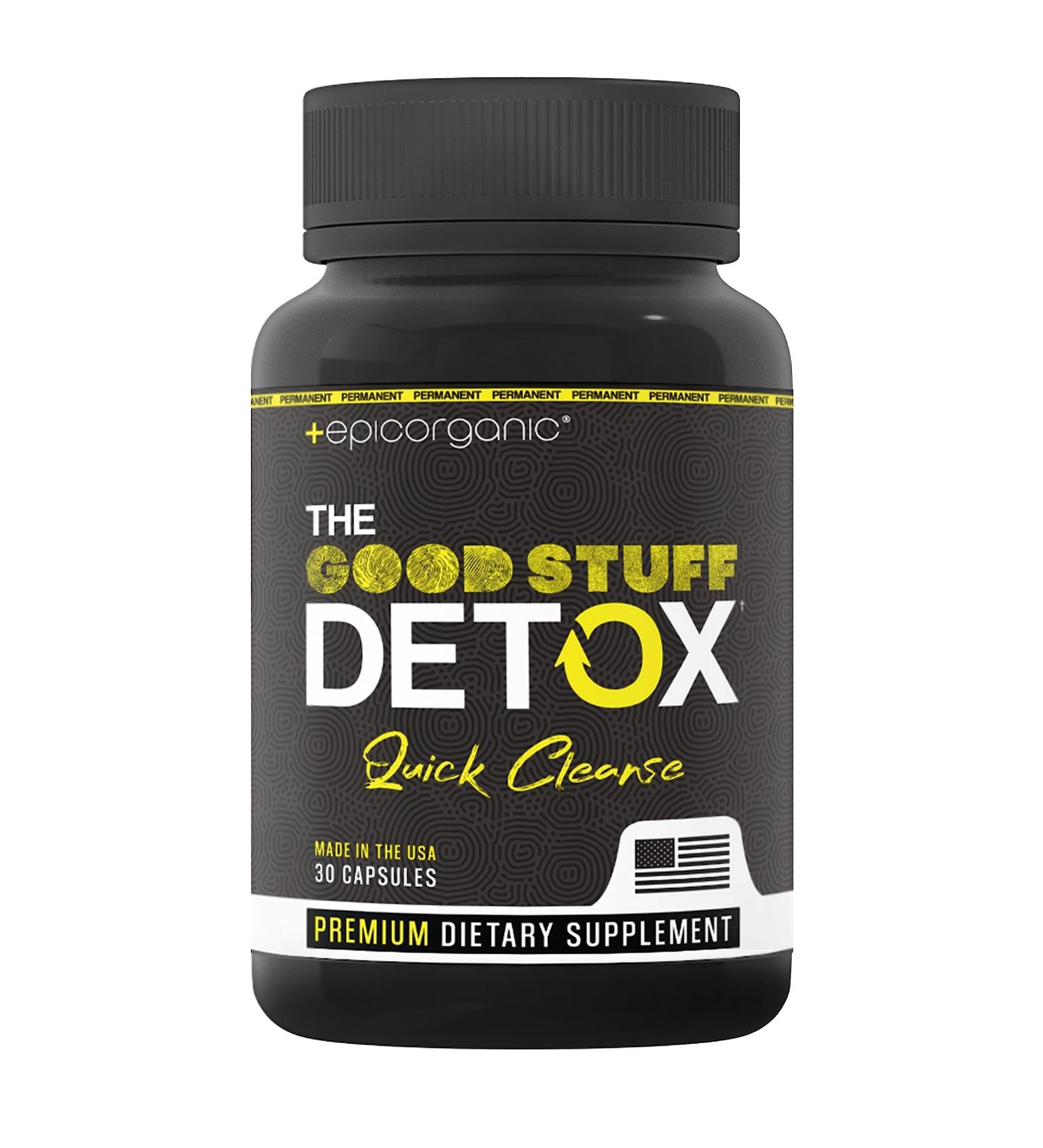 The Good Stuff Detox & Cleanse | Powerful Complete Internal Cleansing Formula | Professionally Formulated Extra Strength Herbal Detox | 30 Capsules