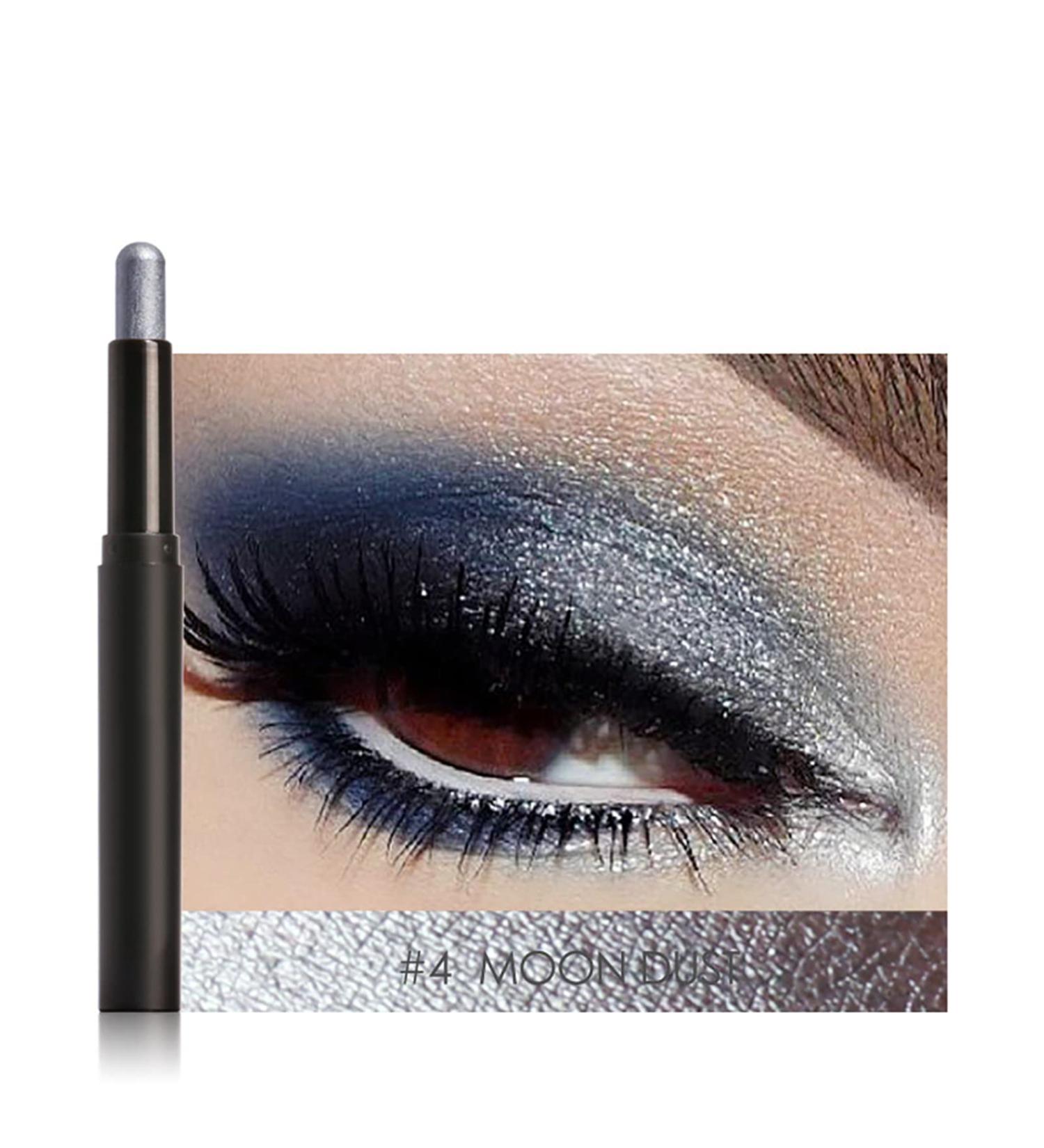 Eyeshadow Stick Waterproof Lancome Eyeshadow Pencil Long Lasting Eye Shadow Eyeshadow Pen Makeup Cosmetic Tool(#1) (#4)