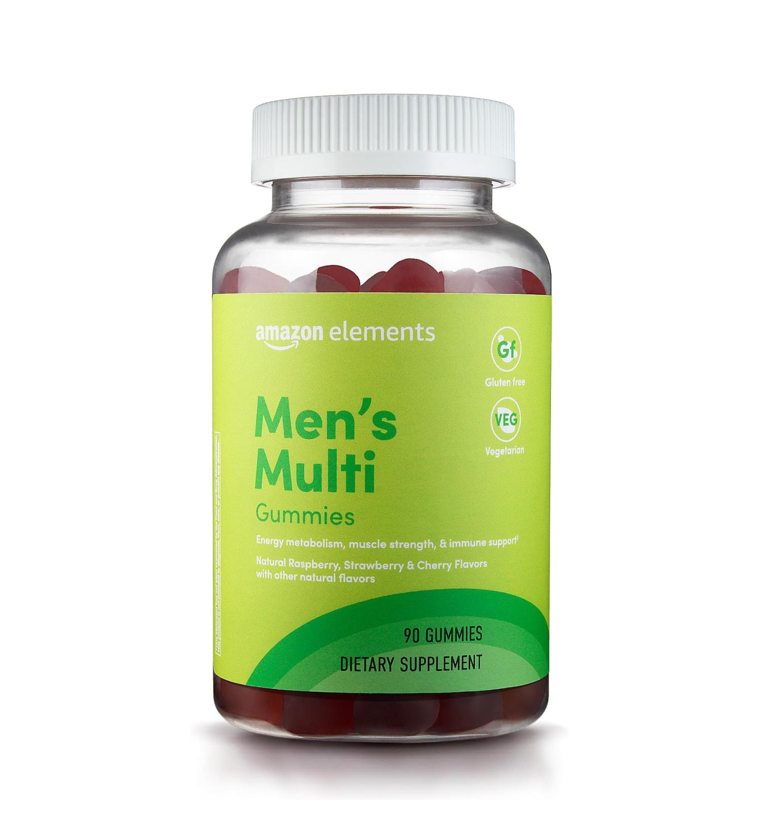 Amazon Elements - Men s Organic Multivitamin 90 Gummies (3 Gummies per Serving) Vegetarian Gluten free Certified Organic (Previously Revly) 90 Count (Pack of 1) - Buy Online on GoSupps.com