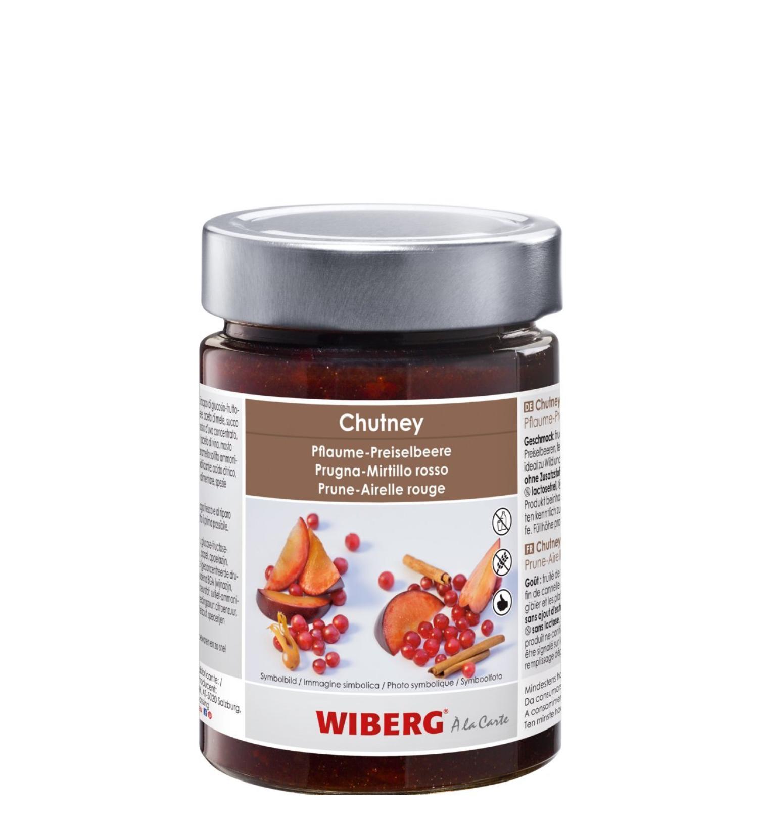Wiberg - Plum-Cranberry Chutney 390g