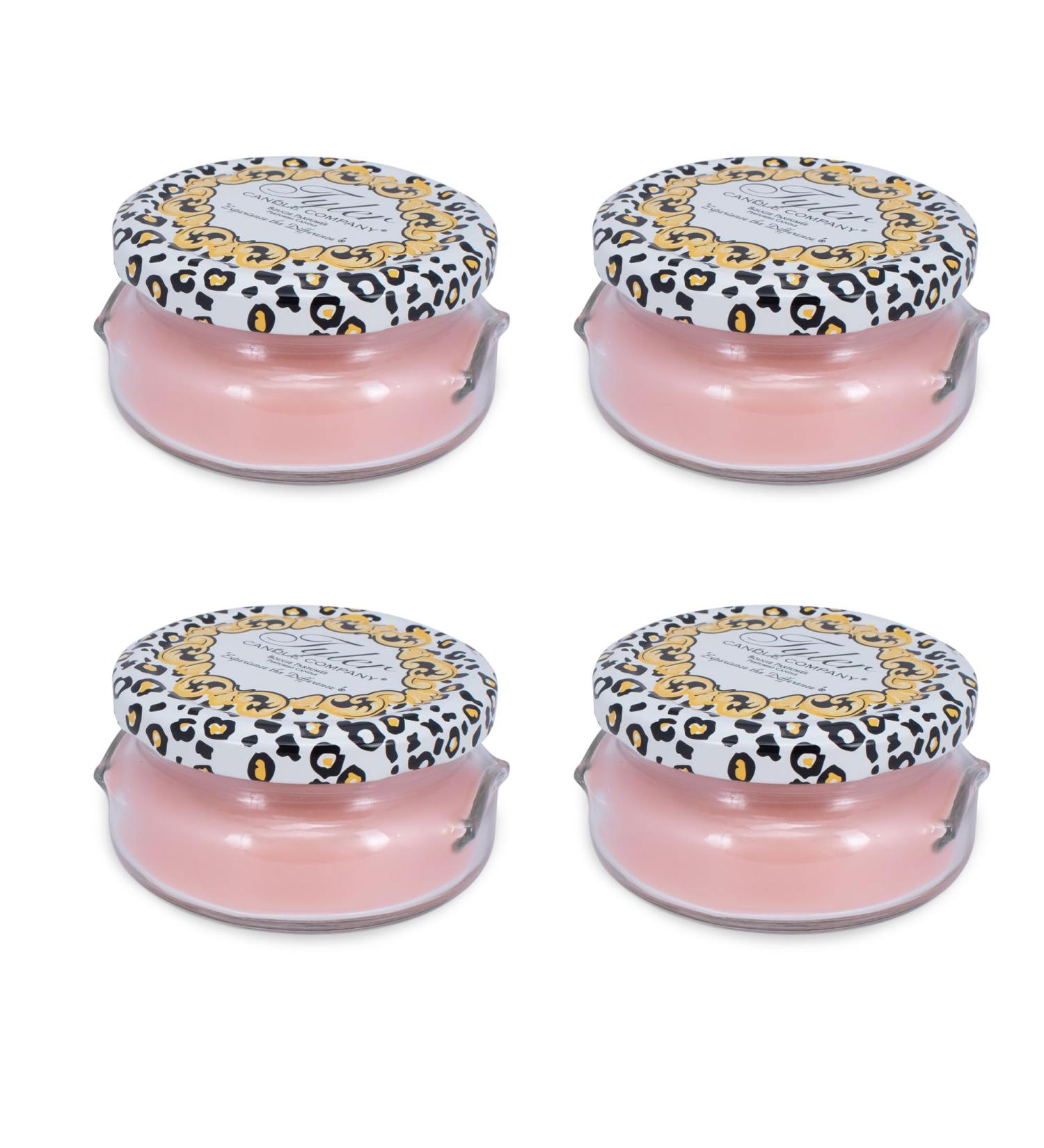 Tyler Pastel Peach Scented Jar Candle Pack of 4 - 3.4 oz Aromatherapy - Bless Your Heart - International Shipping Available - Buy Online on GoSupps.com