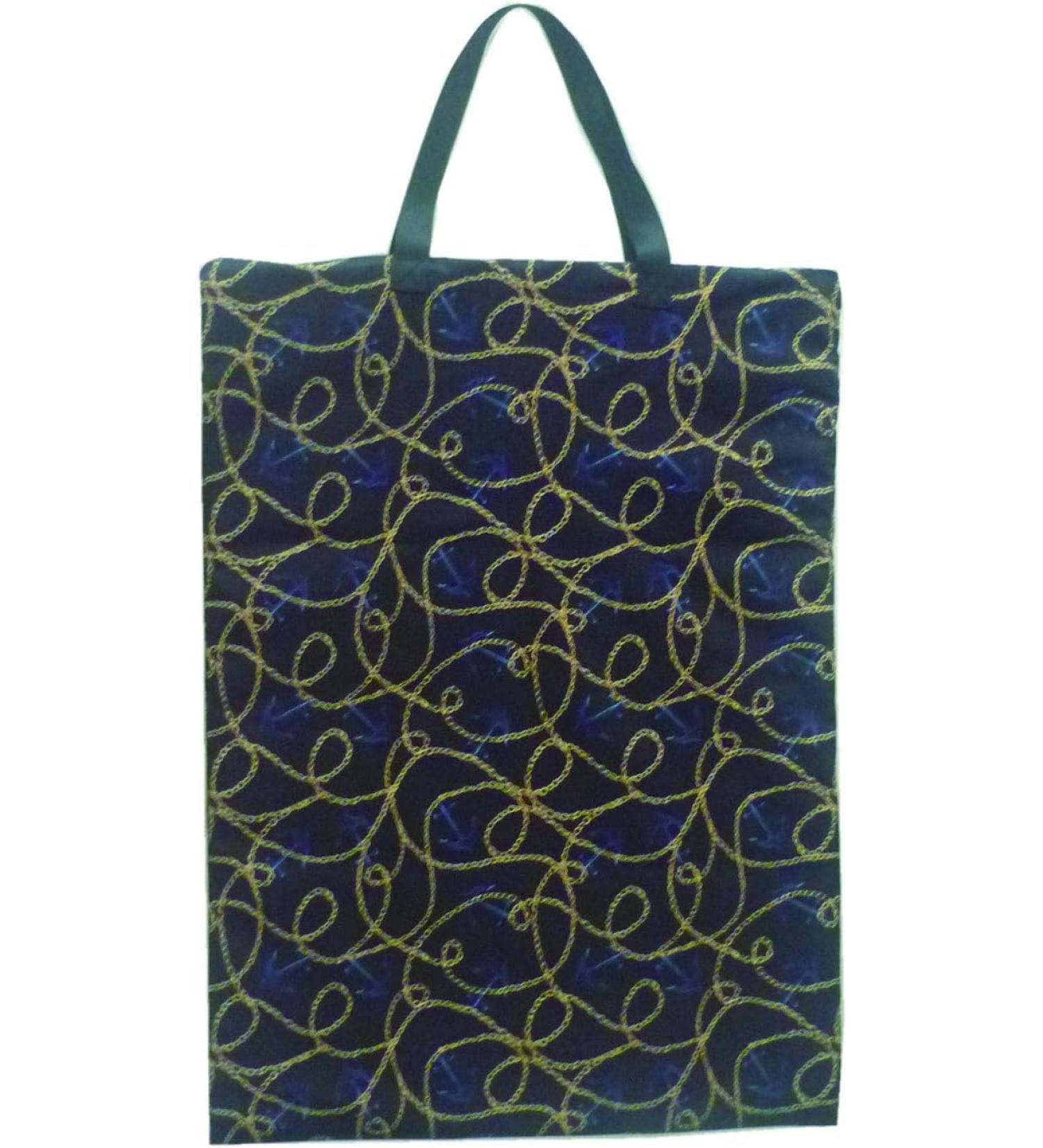 Large Hanging Wet/Dry Cloth Diaper Pail Bag for Reusable Diapers or Laundry (Chain)