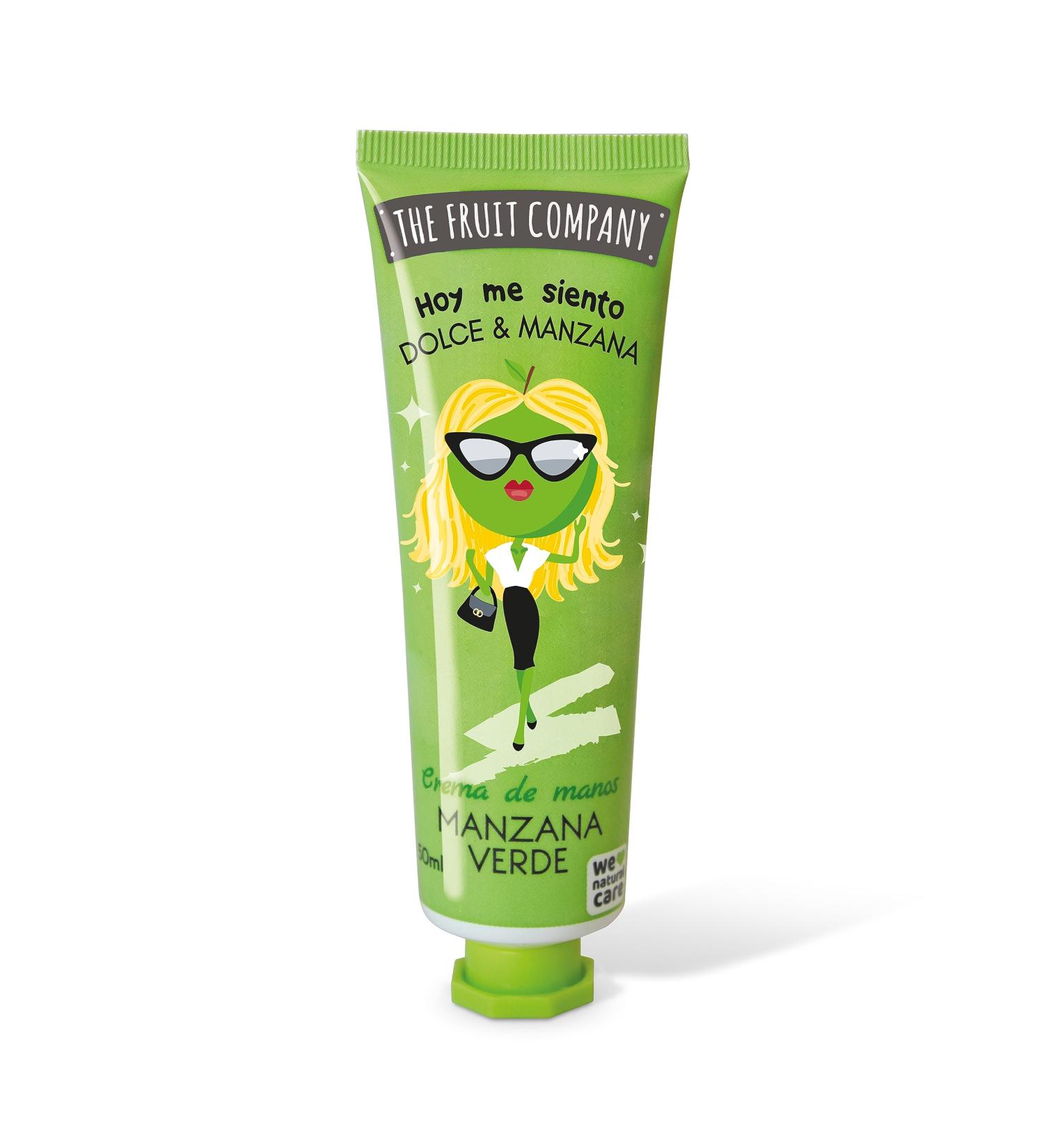 Hand cream 50 ml - green apple - The Fruit Company