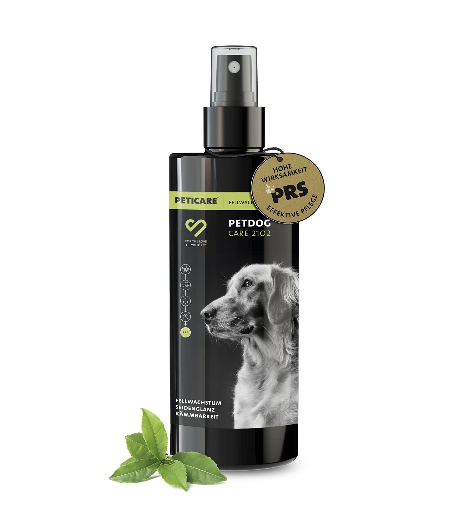 Peticare Fur Care Spray for Dogs - Boost Fur Growth Shine & Moisture | PRS System for Long-Lasting Results - Buy Online on GoSupps.com