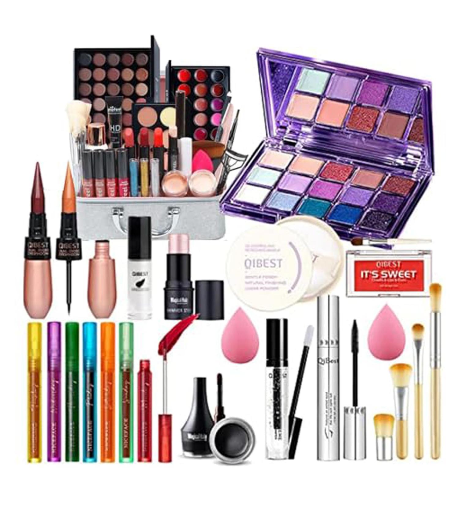 Chseo Makeup Set - Ultimate Cosmetics Gift Set with Lip Gloss Eyeshadow Concealer Palette & More for Face Eyes & Lips - Buy Online on GoSupps.com