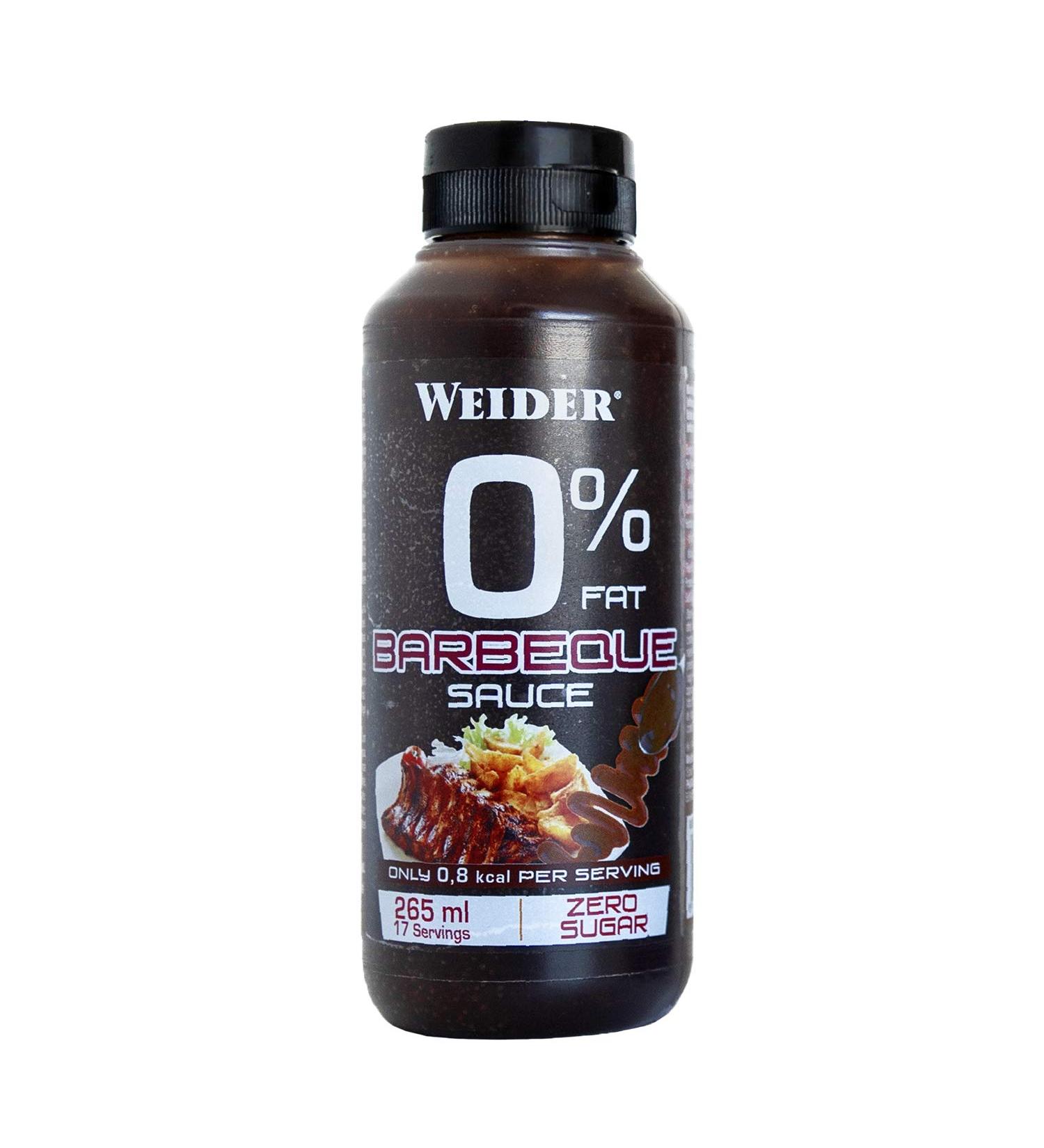  Weider Weider Zero Barbecue Sauce. Zero Fat Sauce. Zero Sugar. 266 ml - Buy Online on GoSupps.com