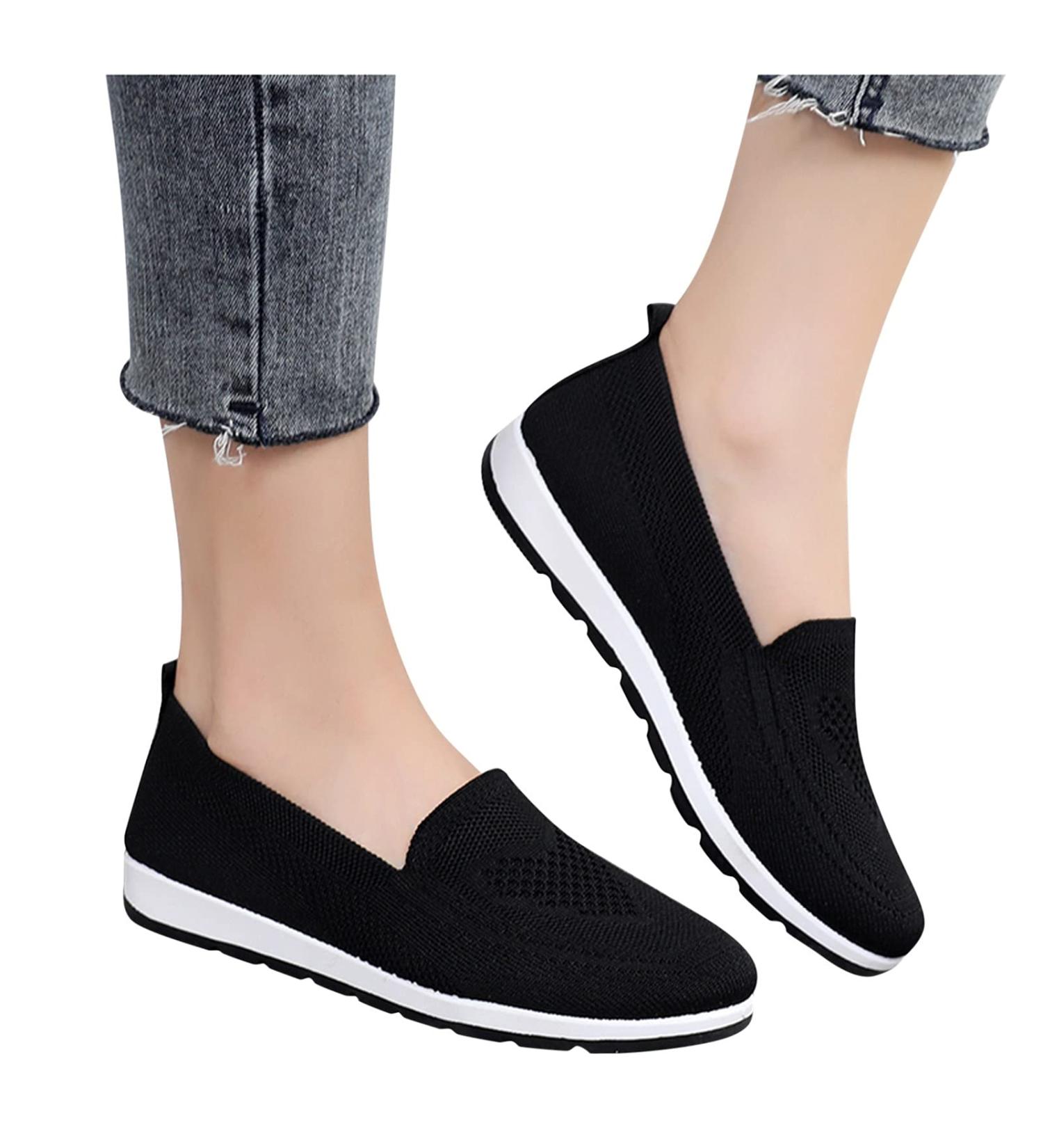 Shop Women's Pink Lace-Up Sneakers | Comfortable Mesh Soft Sole & Stylish Hiking Running & Walking Shoes in Black & White - EU Size 41 - Buy Online on GoSupps.com