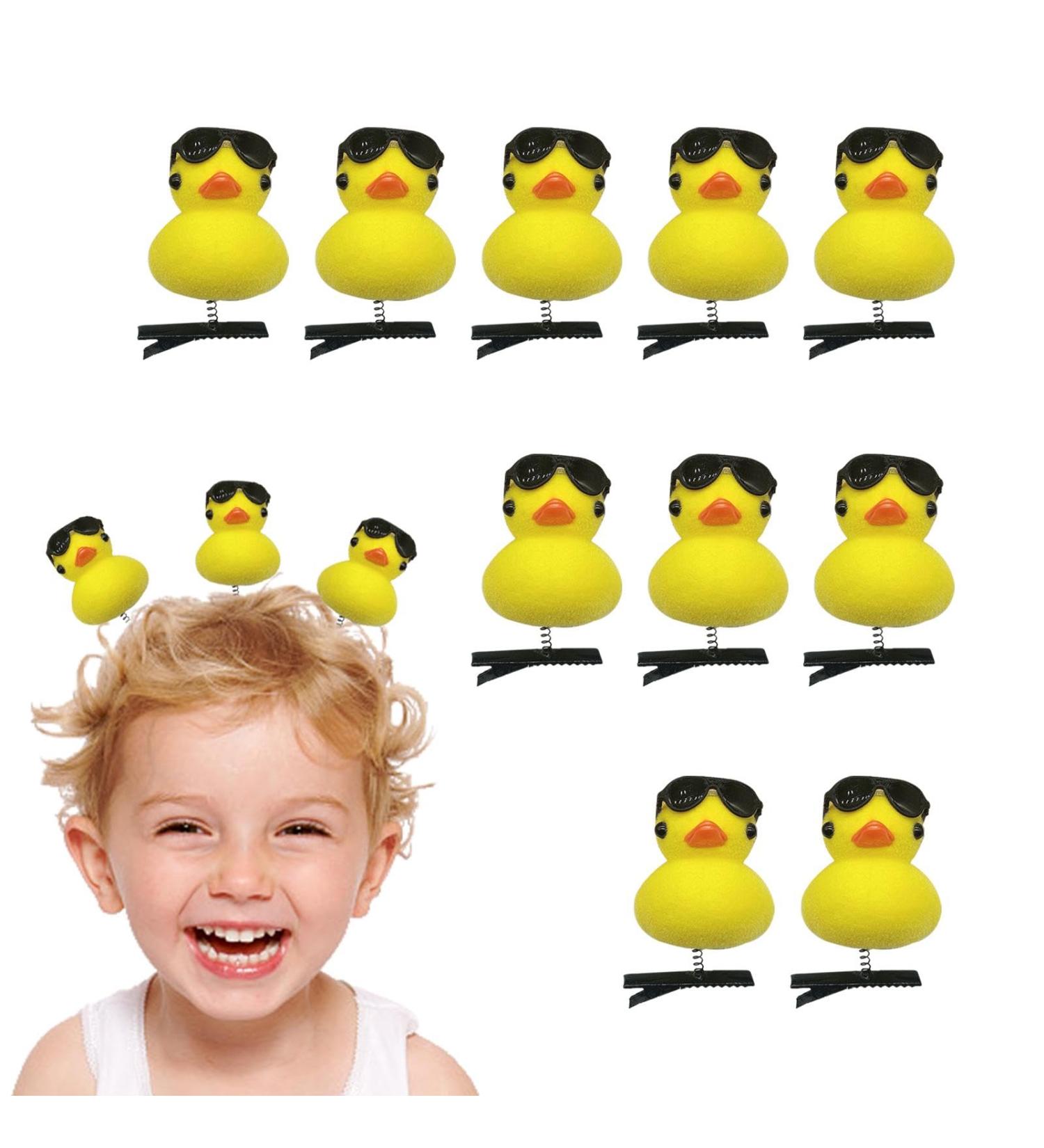 Duck Plush Hairpin | Duck Plush Hair Clips Hairpin Pins | Yellow Duckling Hair Clip Hair Accessories for Girls Women - Buy Online on GoSupps.com