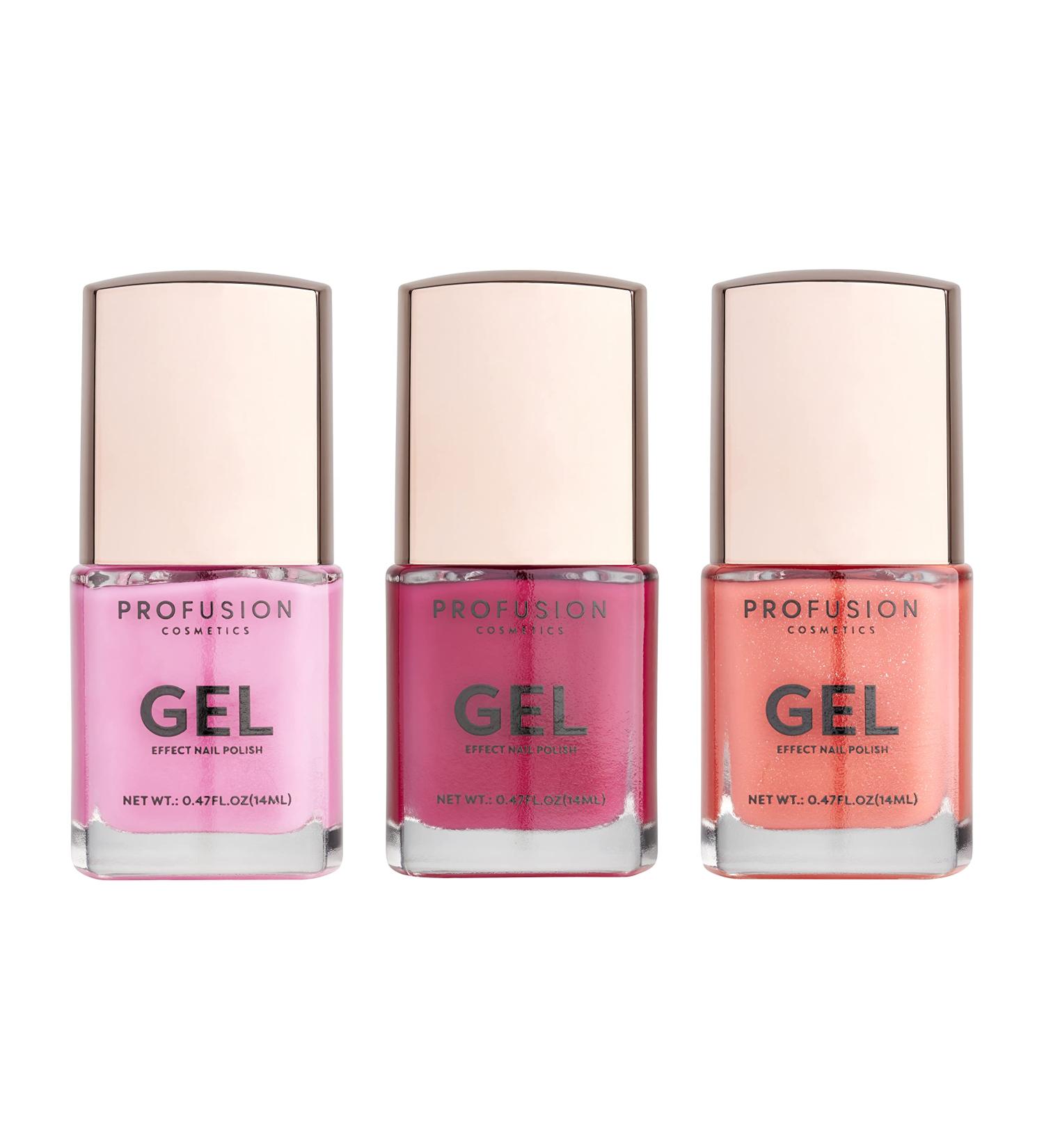Profusion Cosmetics Go To Brights Gel Effect Nail Polish for Long Wearing Shades Quick Dry Gel Nail Polish with Glossy Finish Gel Raise Your Beauty Routine with Premium Beauty Tool - Buy Online on GoSupps.com