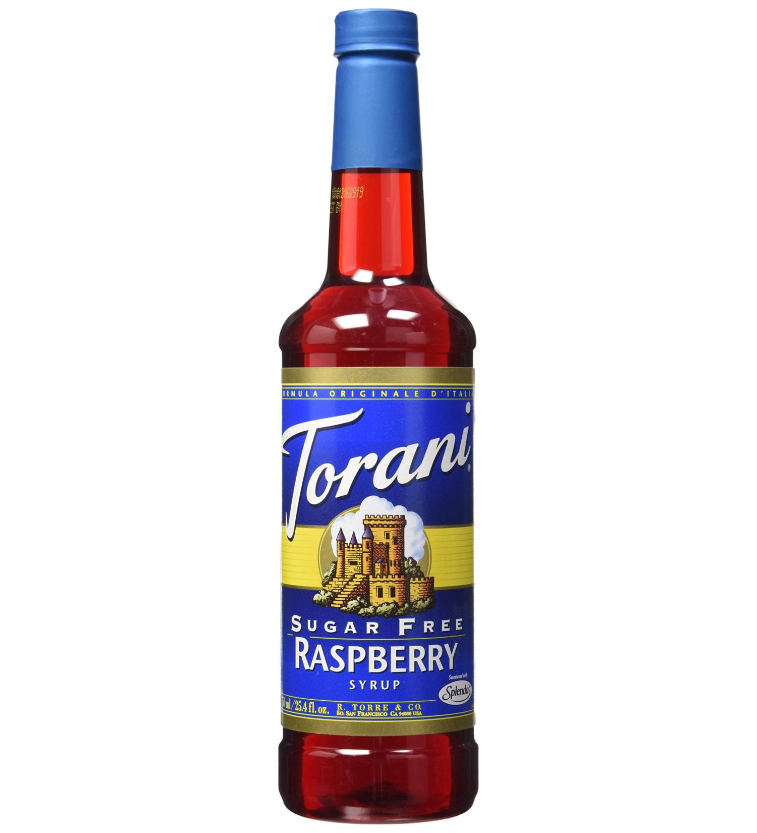 Torani Sirop sans sucre framboise flacon de 720 ml - Buy Online on GoSupps.com