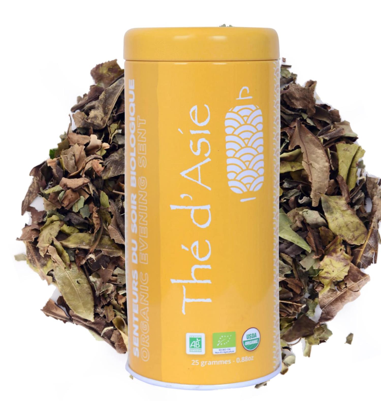  Khla KHLA Organic Liquorice White Tea with Flavoured Liquorice - Loose Metal Box 25 g - Certified Organic Agriculture - Asian Tea - Buy Online on GoSupps.com