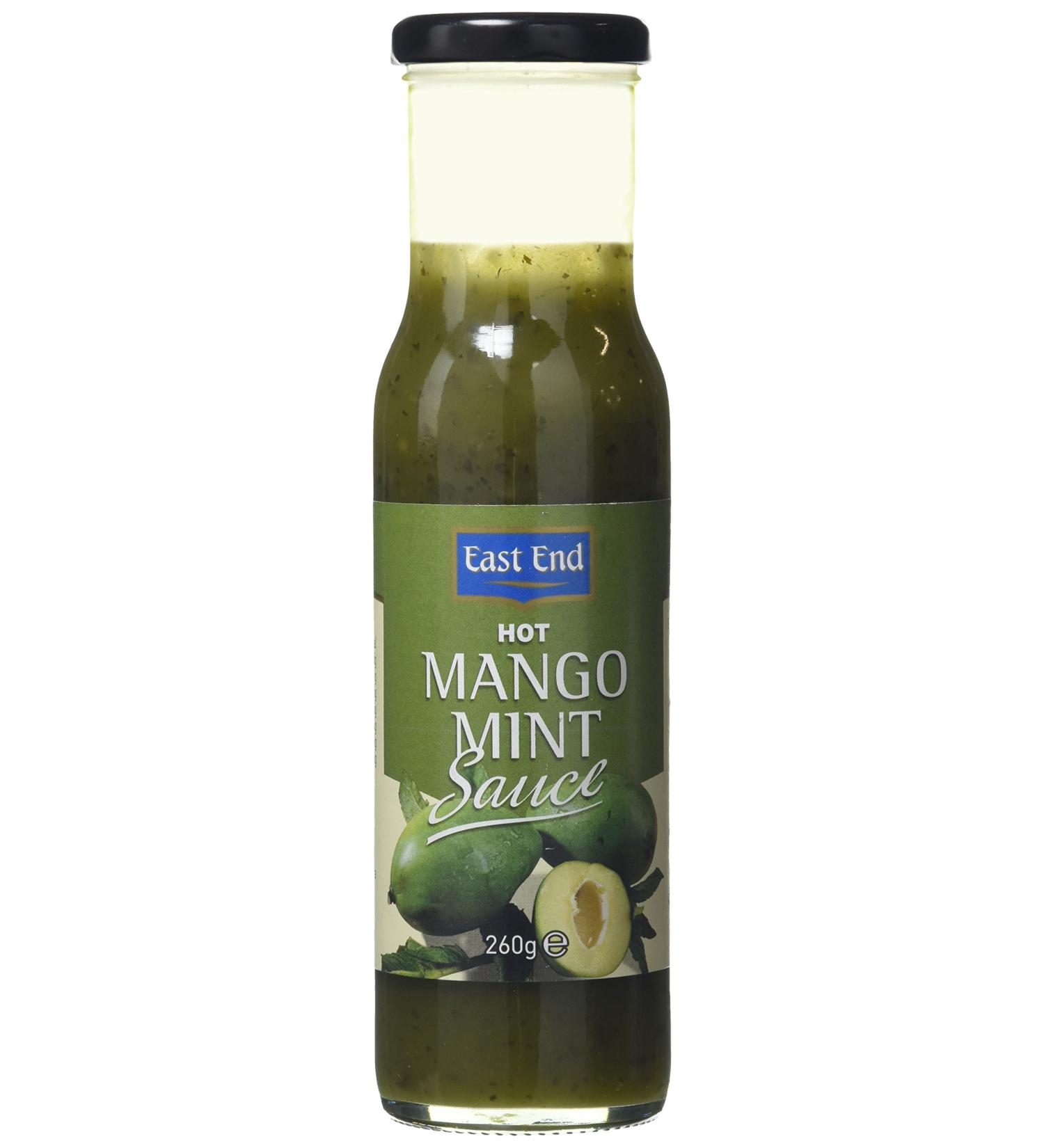 East End Mango Mint Sauce 260g - Delicious Indian condiment for unique flavor - Buy Online on GoSupps.com